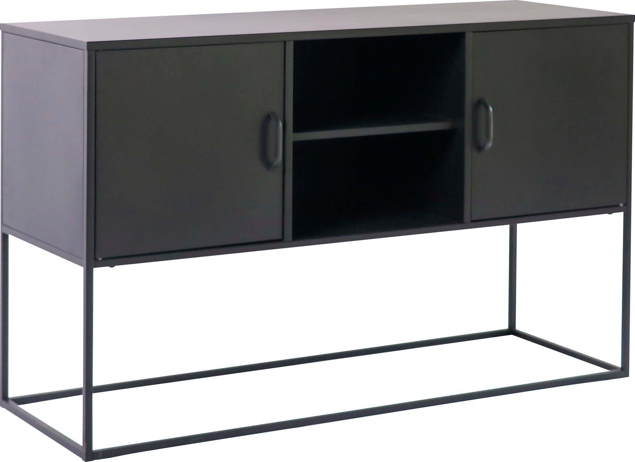 Homexperts Kast Rich designachtig metalen meubel, ideaal als kast of tv-meubel