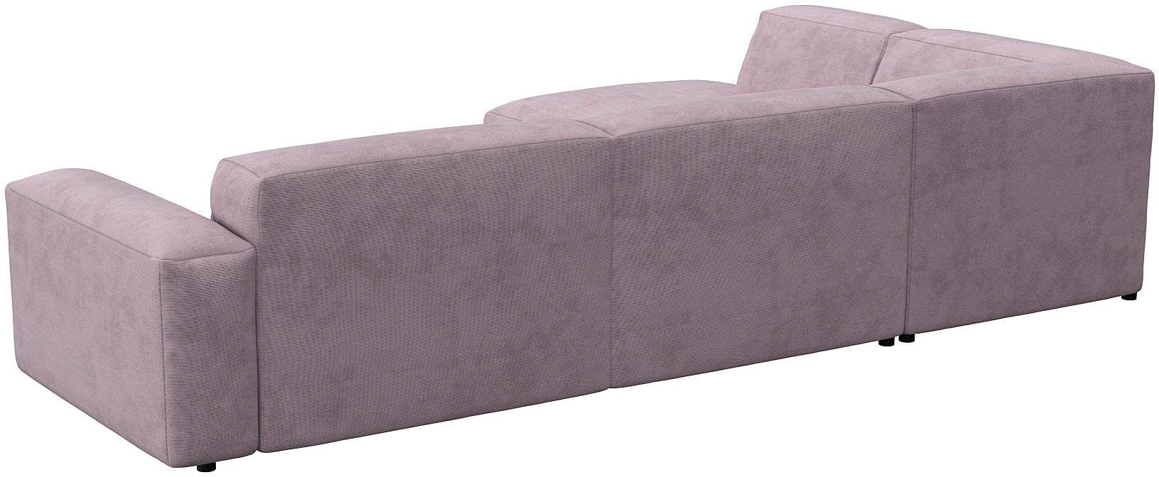 FLEXLUX Hoekbank Lucera, super comfortabel door hoogwaardige zitconstructie met koudschuim