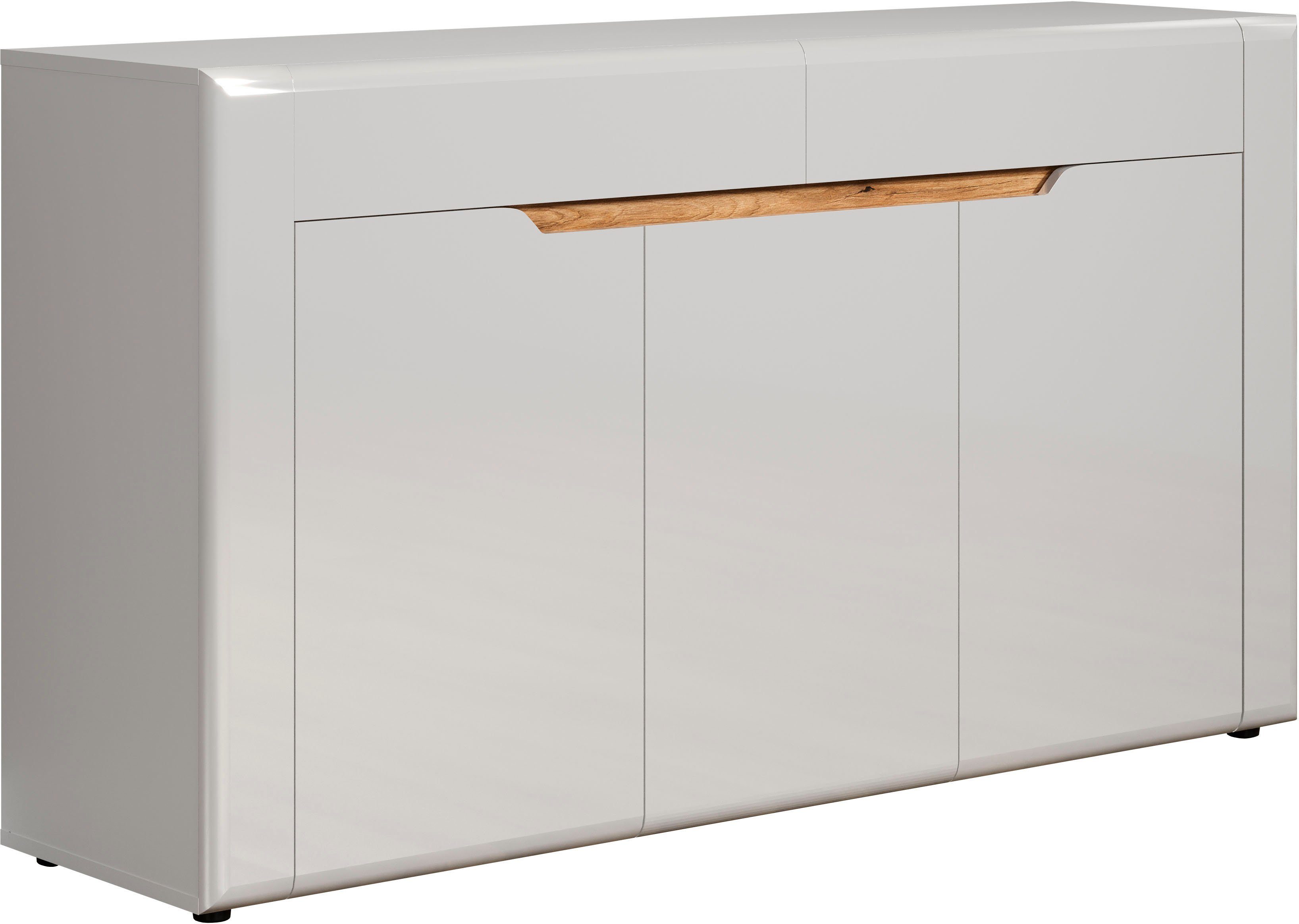 INOSIGN Dressoir Graz Afm. gemonteerd (B/D/H in cm): 150x39x84 - hoogglansfront (1 stuk)