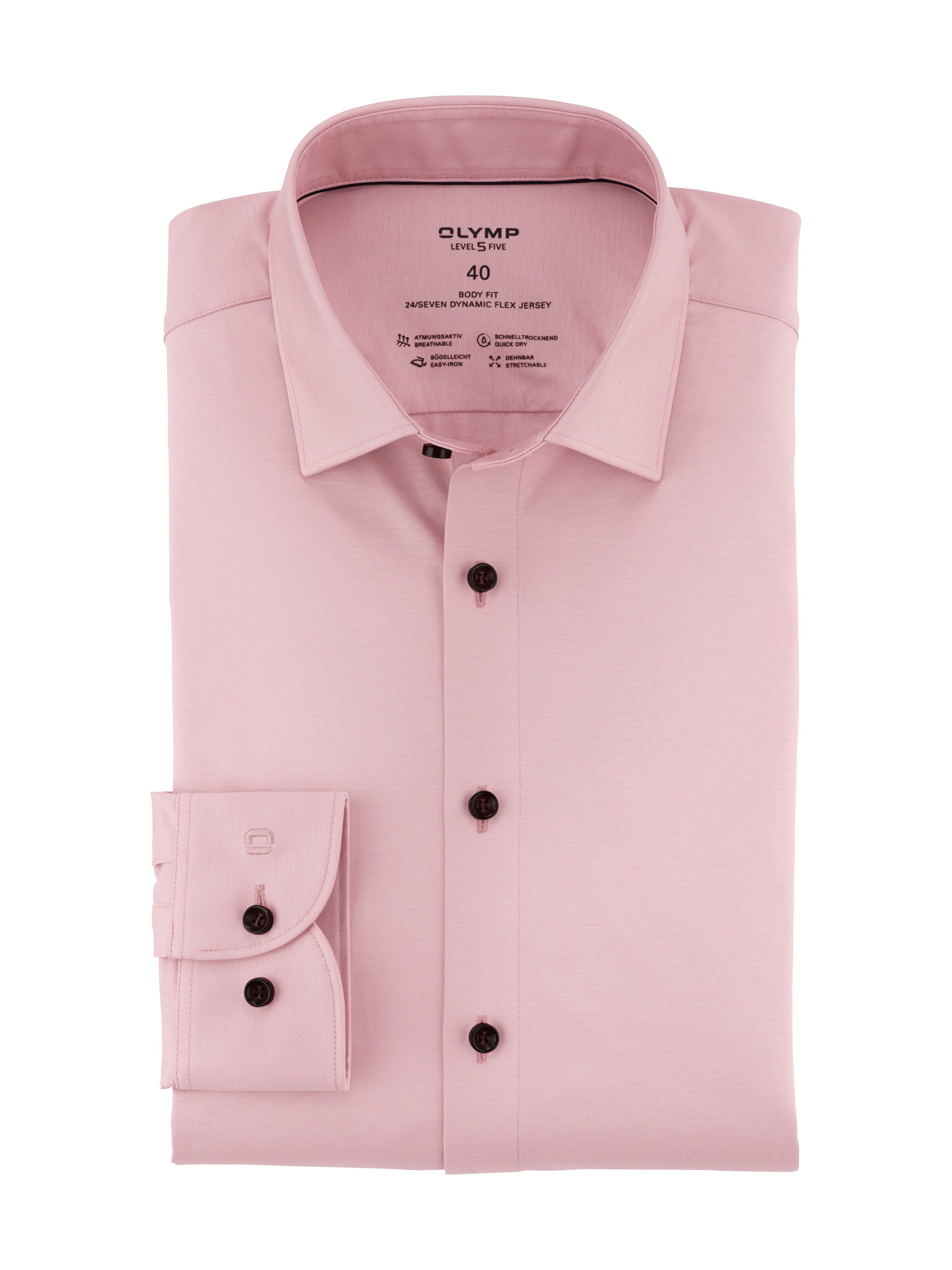 OLYMP Businessoverhemd Level Five body fit jersey shirt