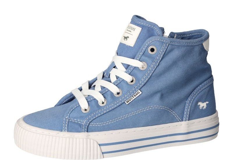 Mustang Shoes Hoge veterschoenen High-Top-Sneaker, Vrijetijdsschoen,