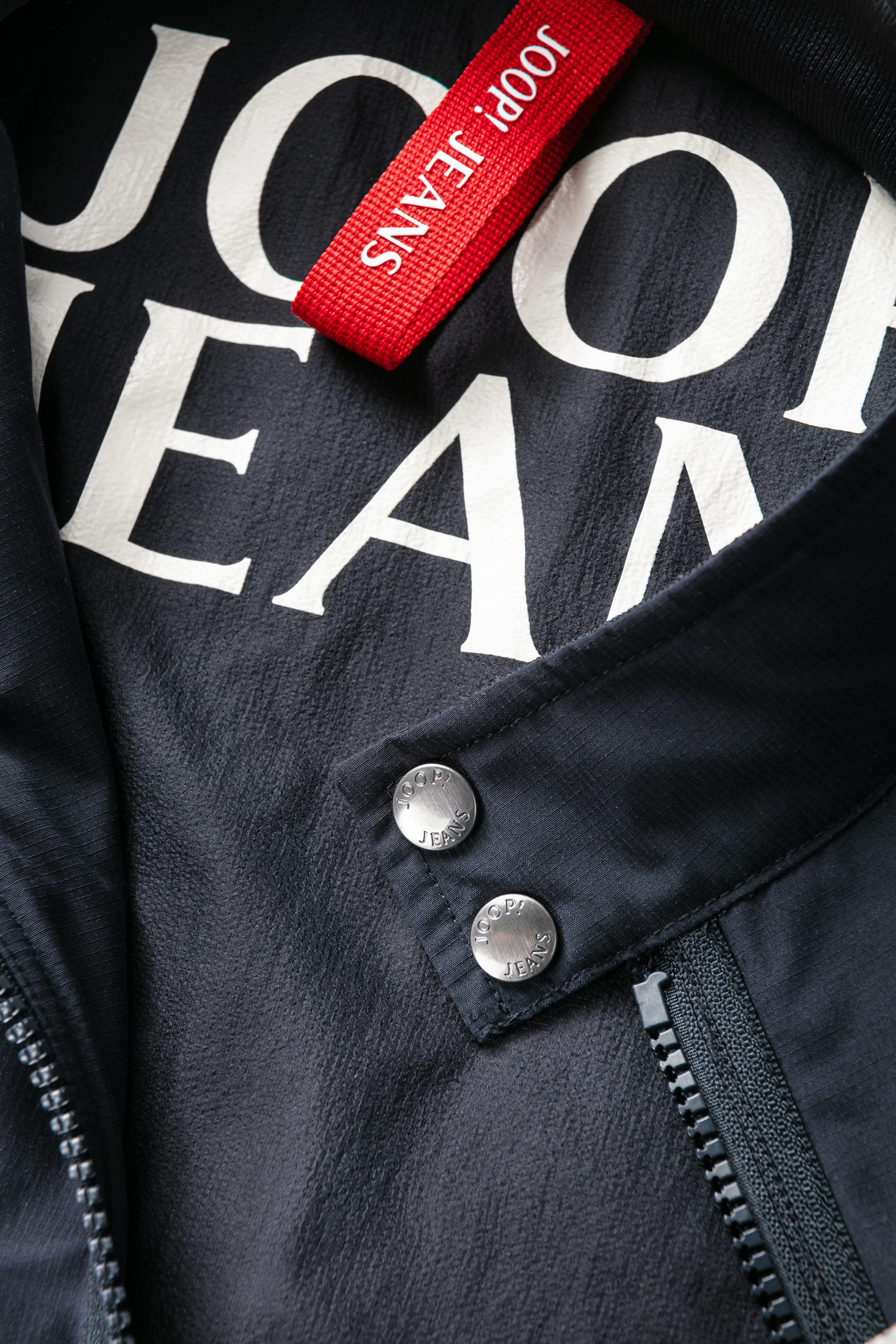 Joop Jeans Blouson Jaren Logodruk ritszakken