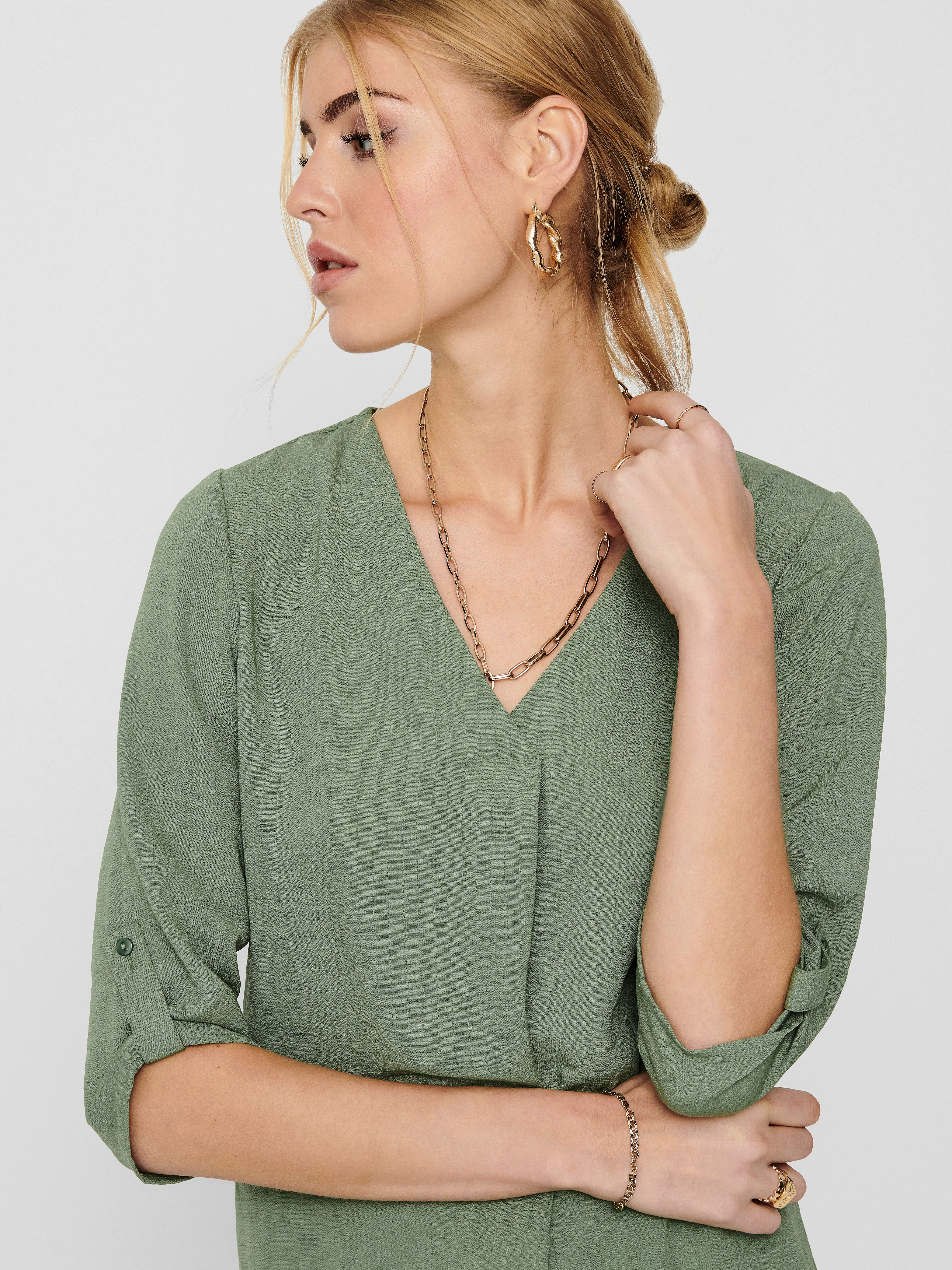 JDY Shirtblouse JDYDIVYA LIFE 3/4 TOP WVN NOOS