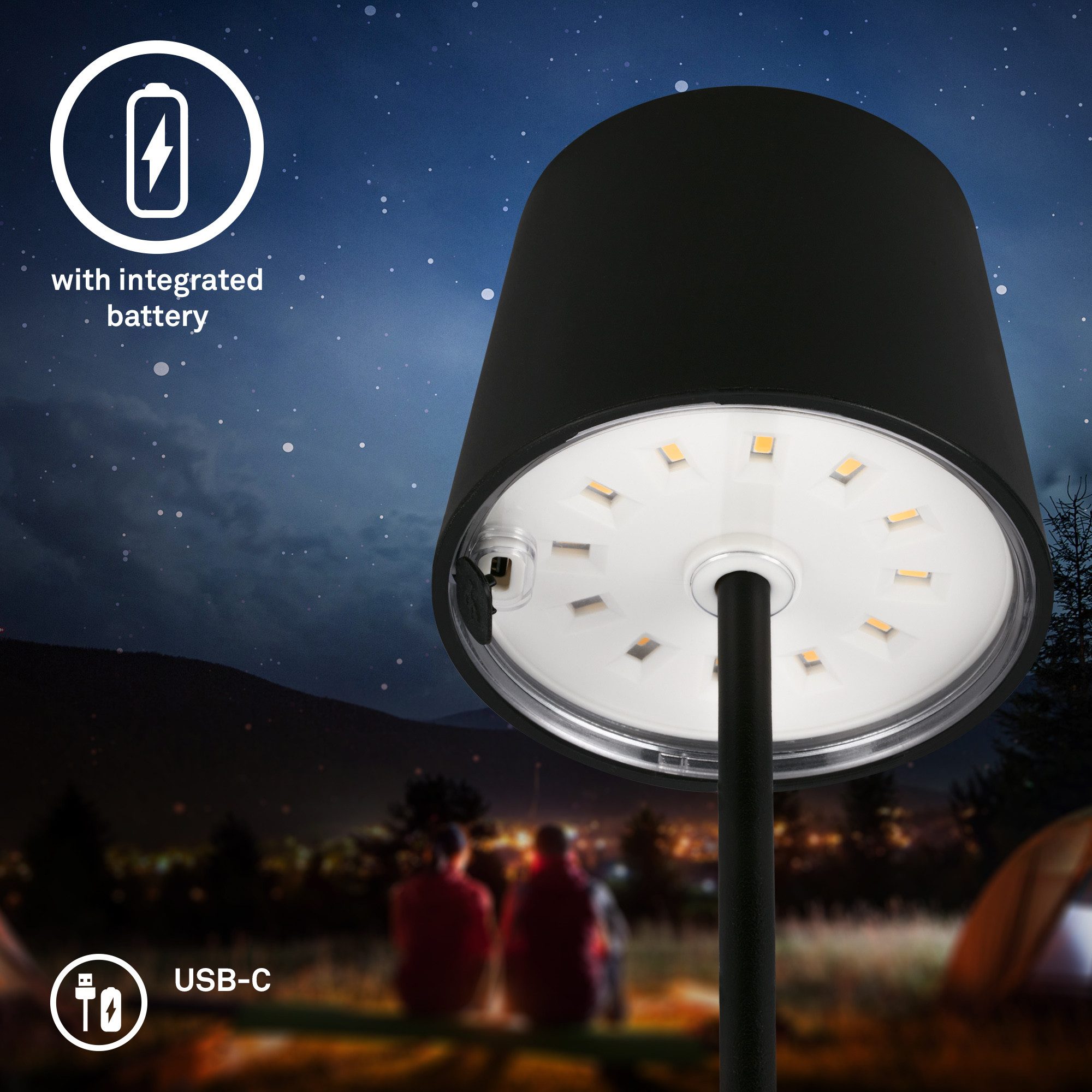 Briloner Leuchten Led-tafellamp Piha