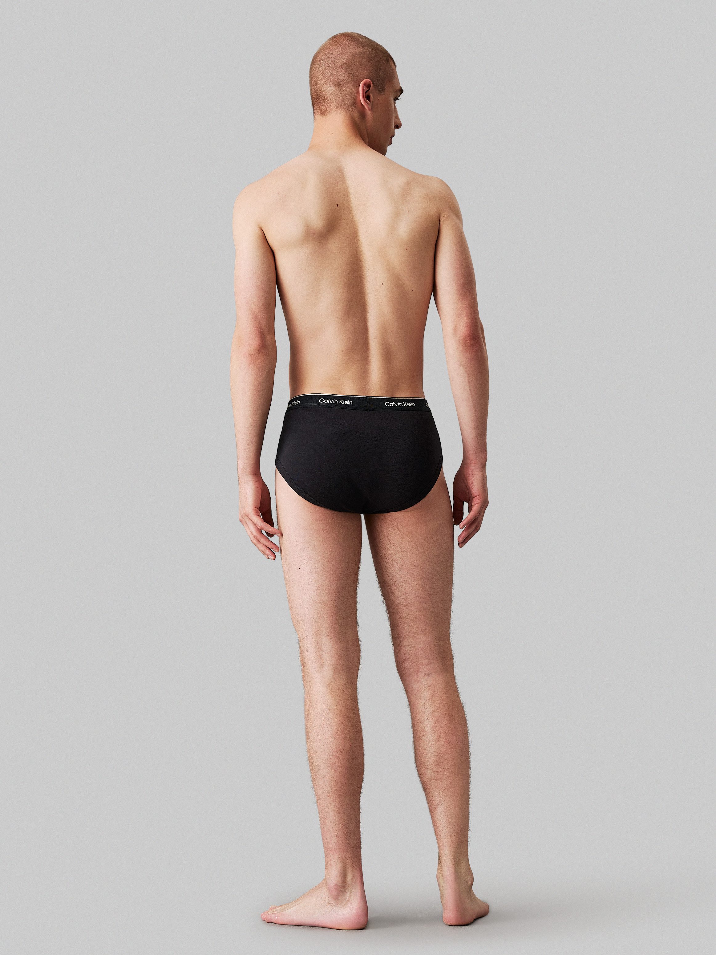 Calvin Klein Hipster HIP BRIEF 3PK met logo-elastische tailleband (3 stuks) (Set van 3)