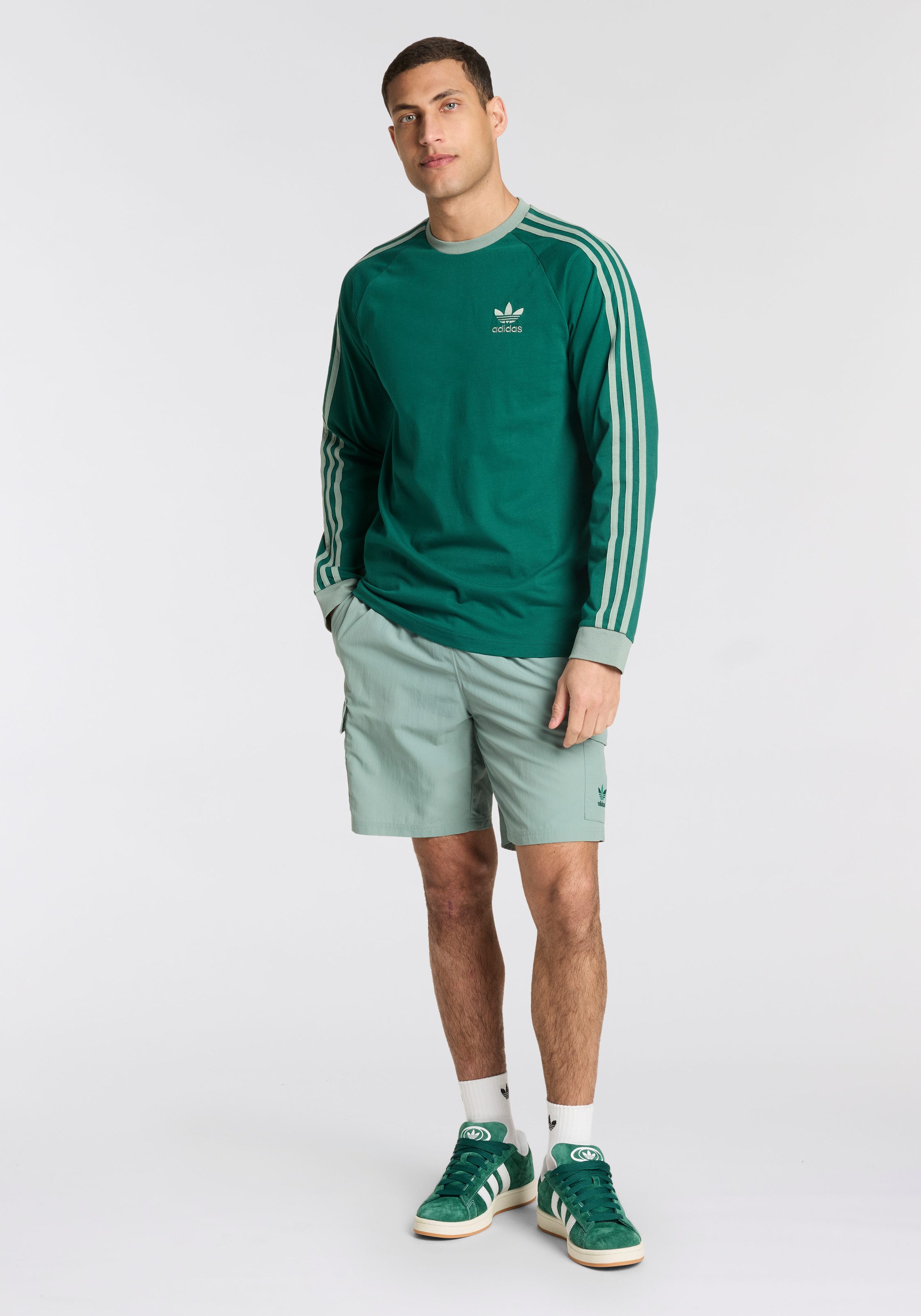 adidas Originals Shirt met lange mouwen 3-STRIPES LS T (1-delig)