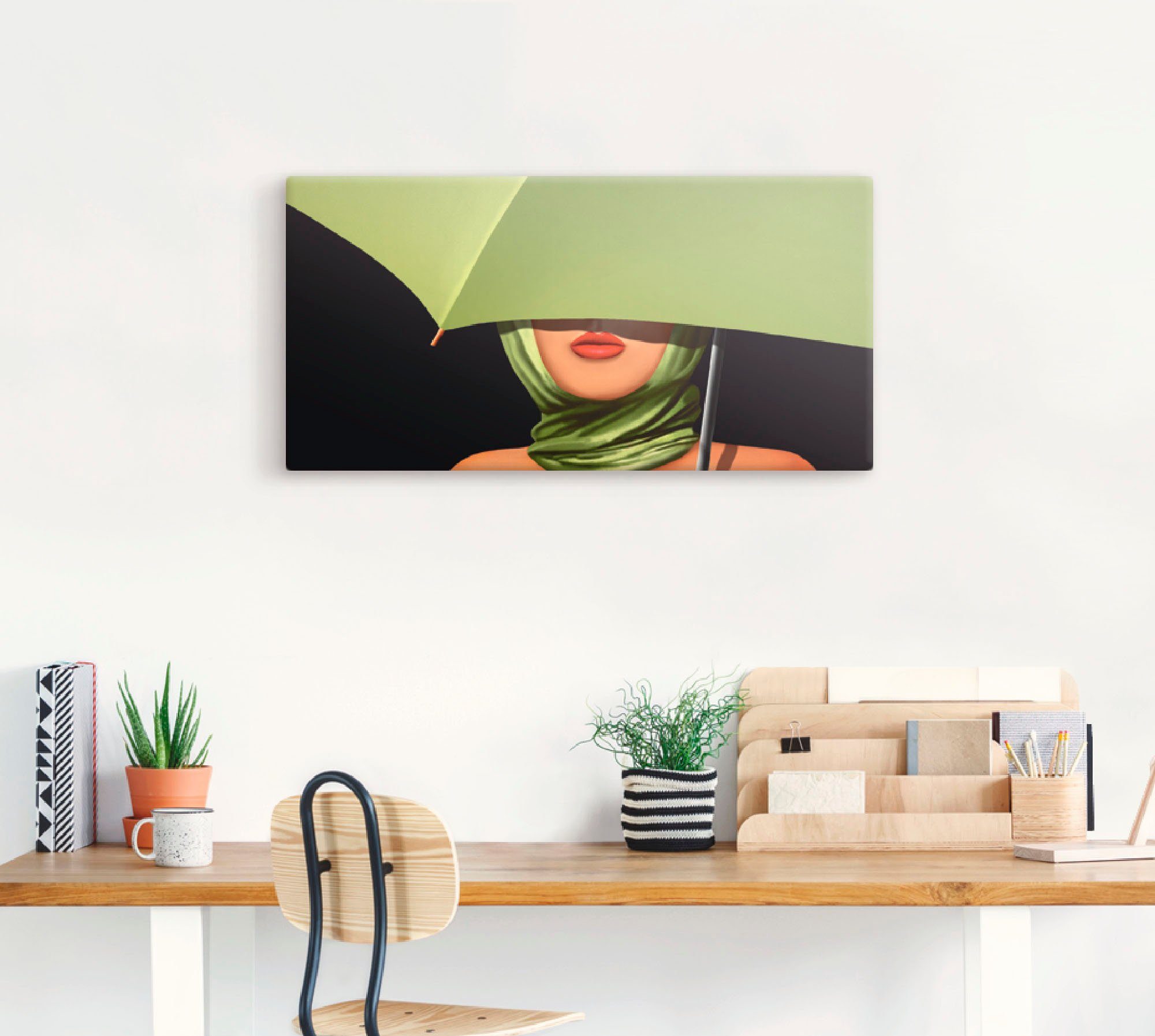 Artland Artprint Rode lippen als artprint op linnen, poster, muursticker in verschillende maten