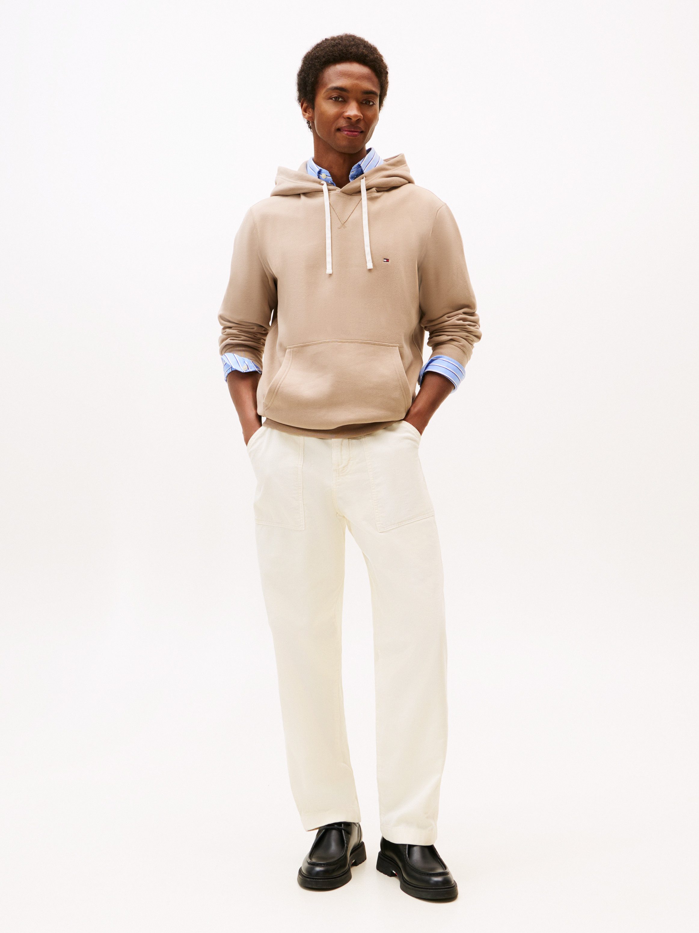 Tommy Hilfiger Hoodie ESS SEASONAL FLEECE HOODY met capuchon en kangoeroezak