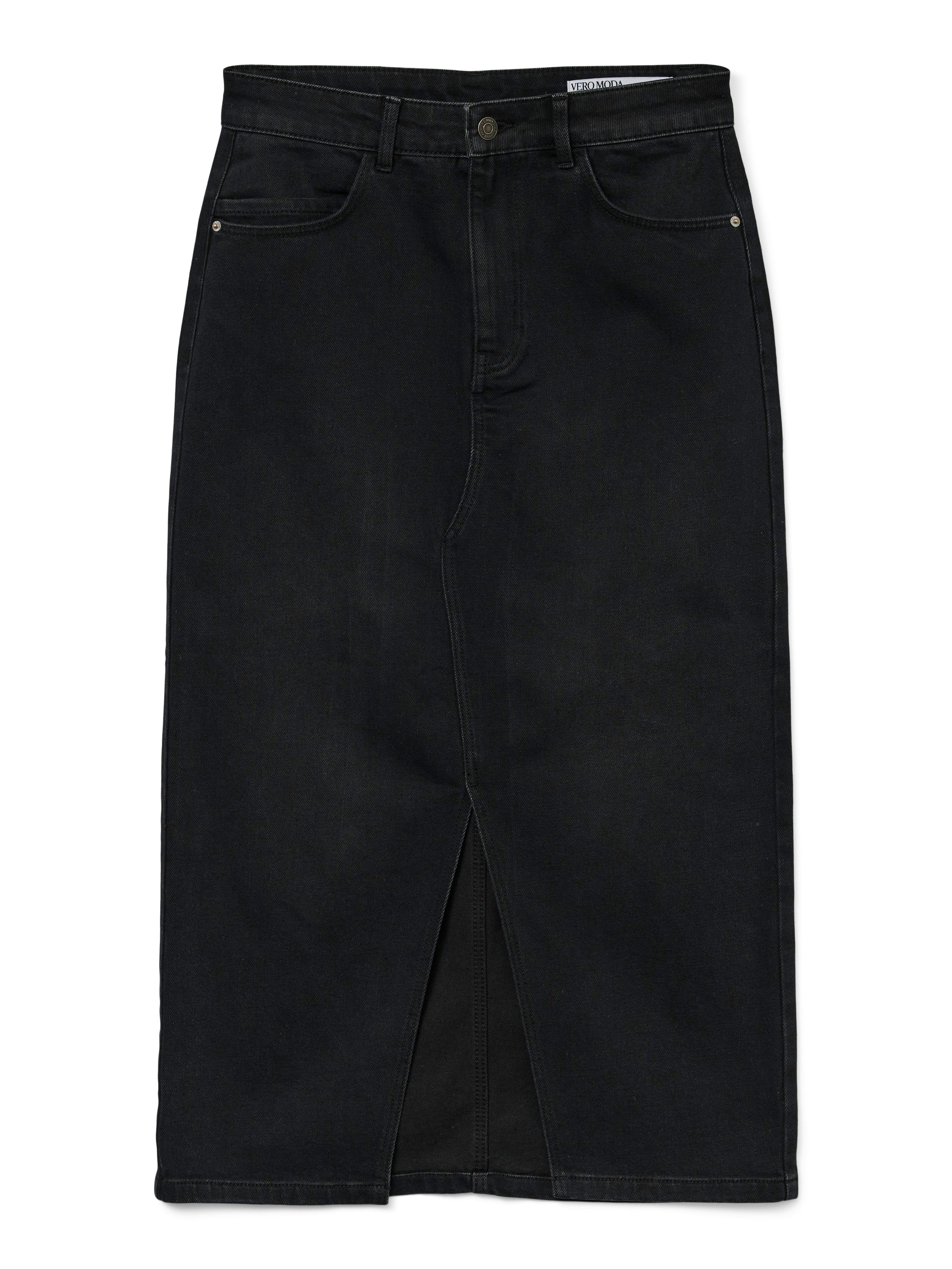 Vero Moda Jeans rok VMNATALIE HR MIDI DNM SKIRT MIX NOOS