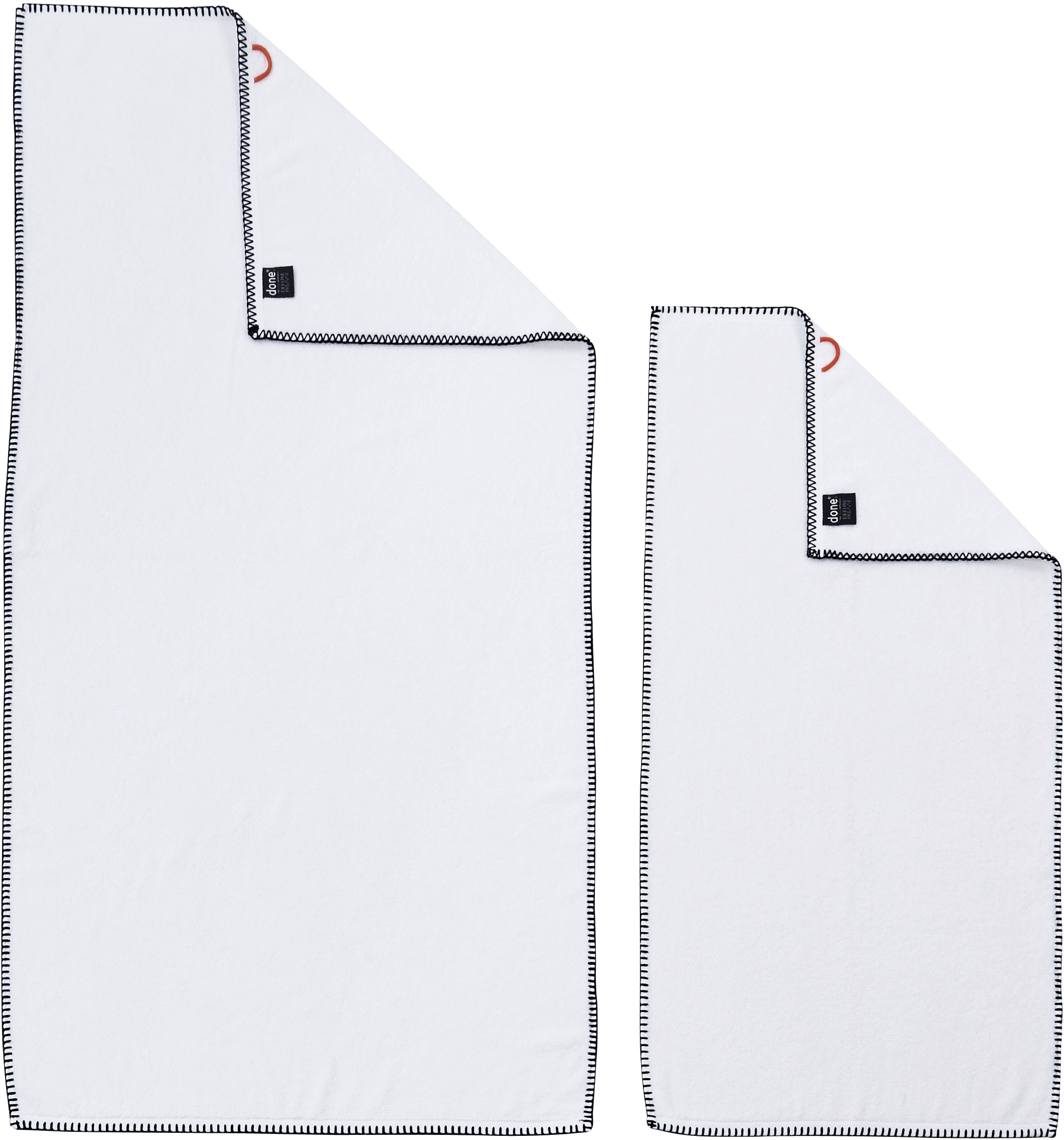 done.® Handdoekenset Deluxe Prime 2x handdoeken (50x100 cm), 2x douchehanddoeken (70x140 cm) (set, 4 stuks)