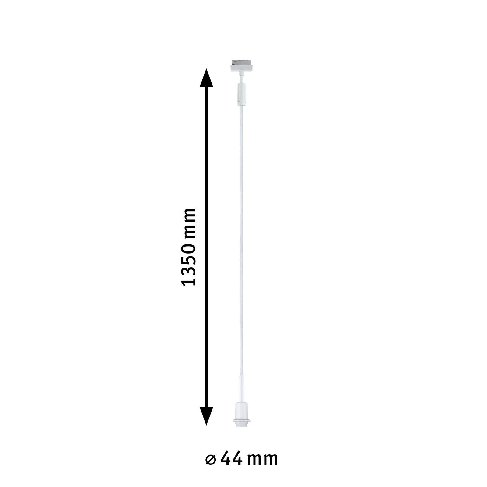 Paulmann Railsysteem-lampen URail Hanglamp DecoSystems Basic E14 max. 20W dimbaar 230V (1-delig)