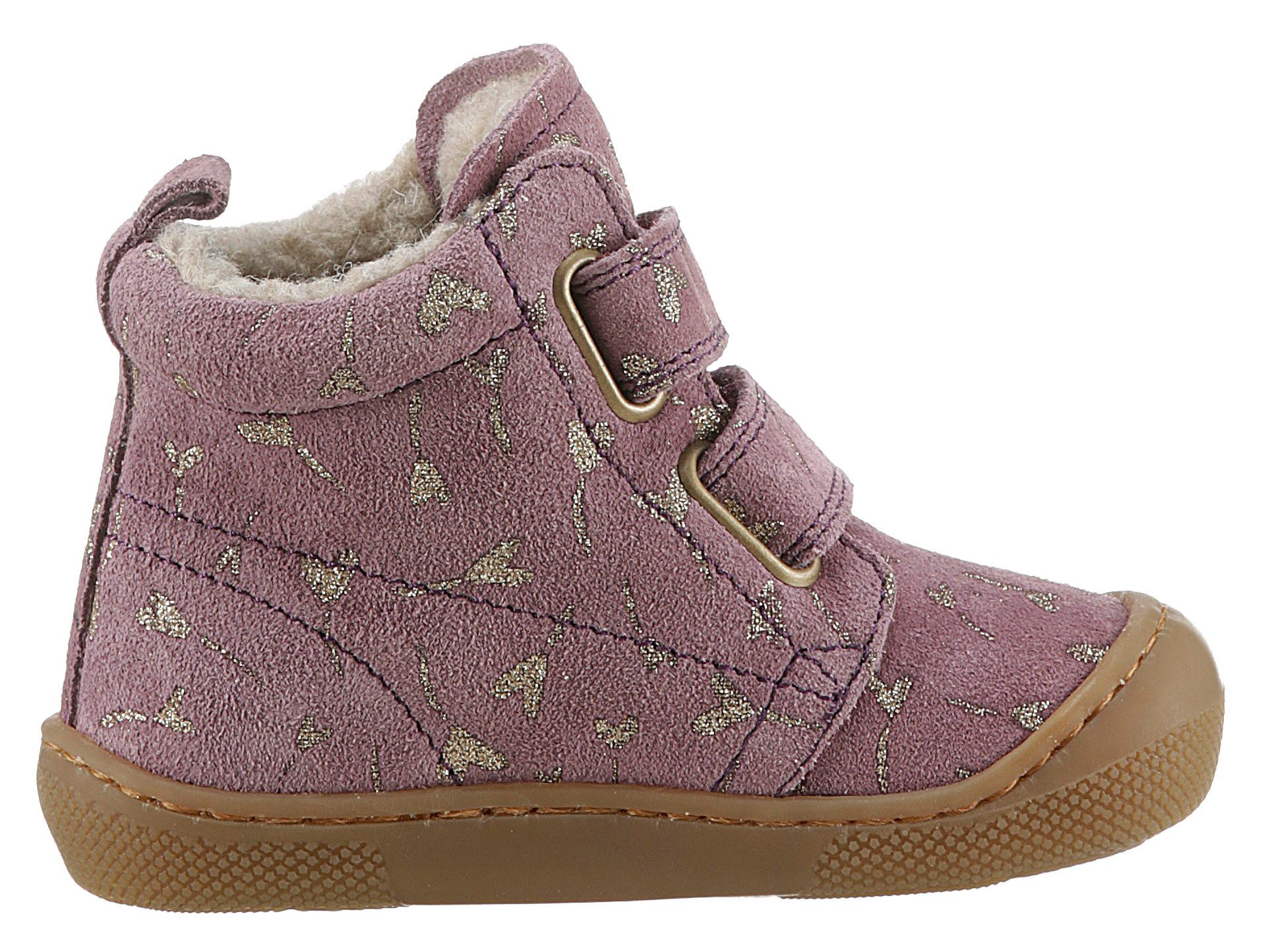 Naturino Babyschoentjes WIGGHI VL Blote voeten schoen met teenkappenbescherming, maat sjabloon te downloaden