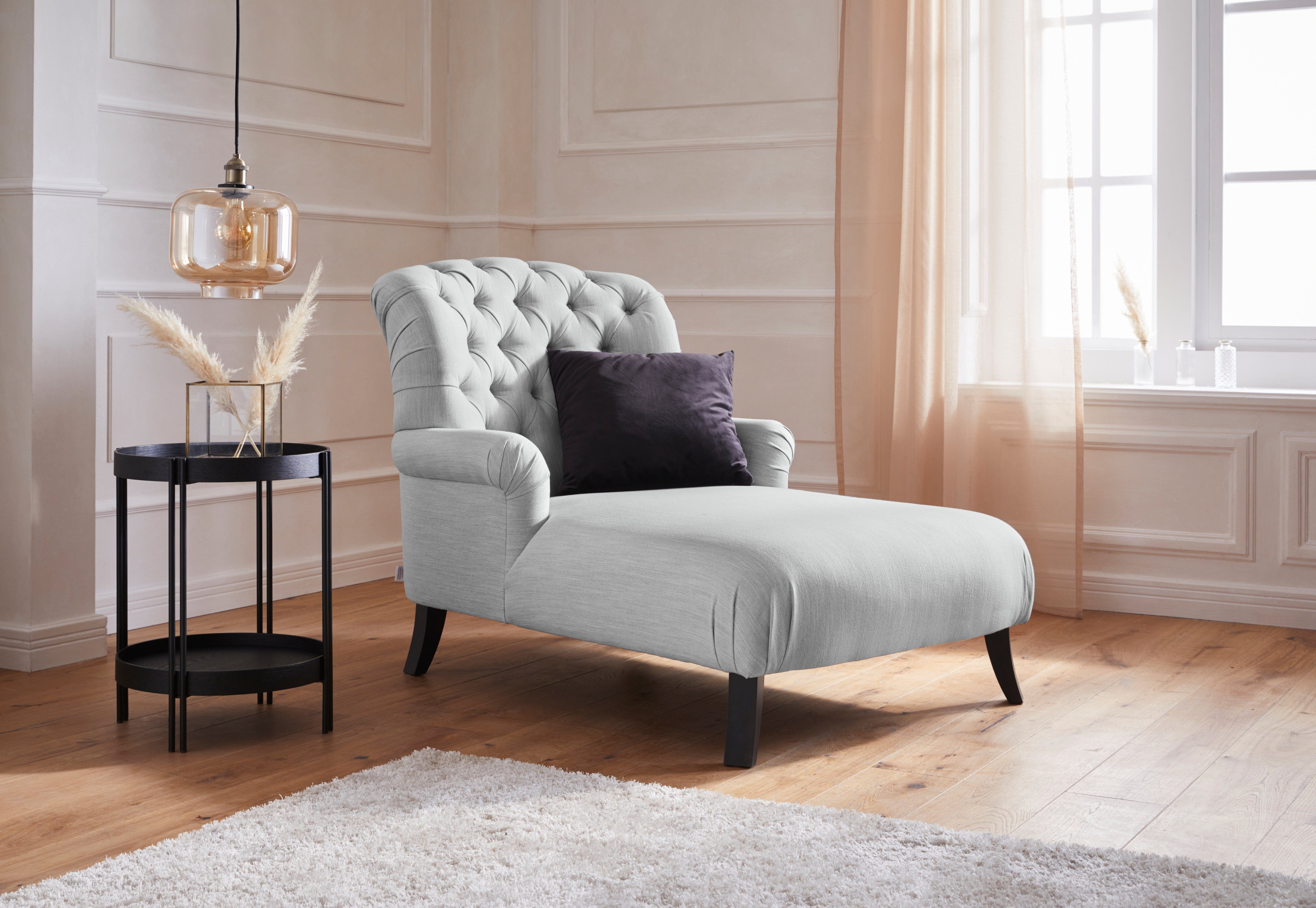 Guido Maria Kretschmer Home&Living Loveseat Amiens fauteuil loungefauteuil met prachtige capitonnage achter fauteuils grijs