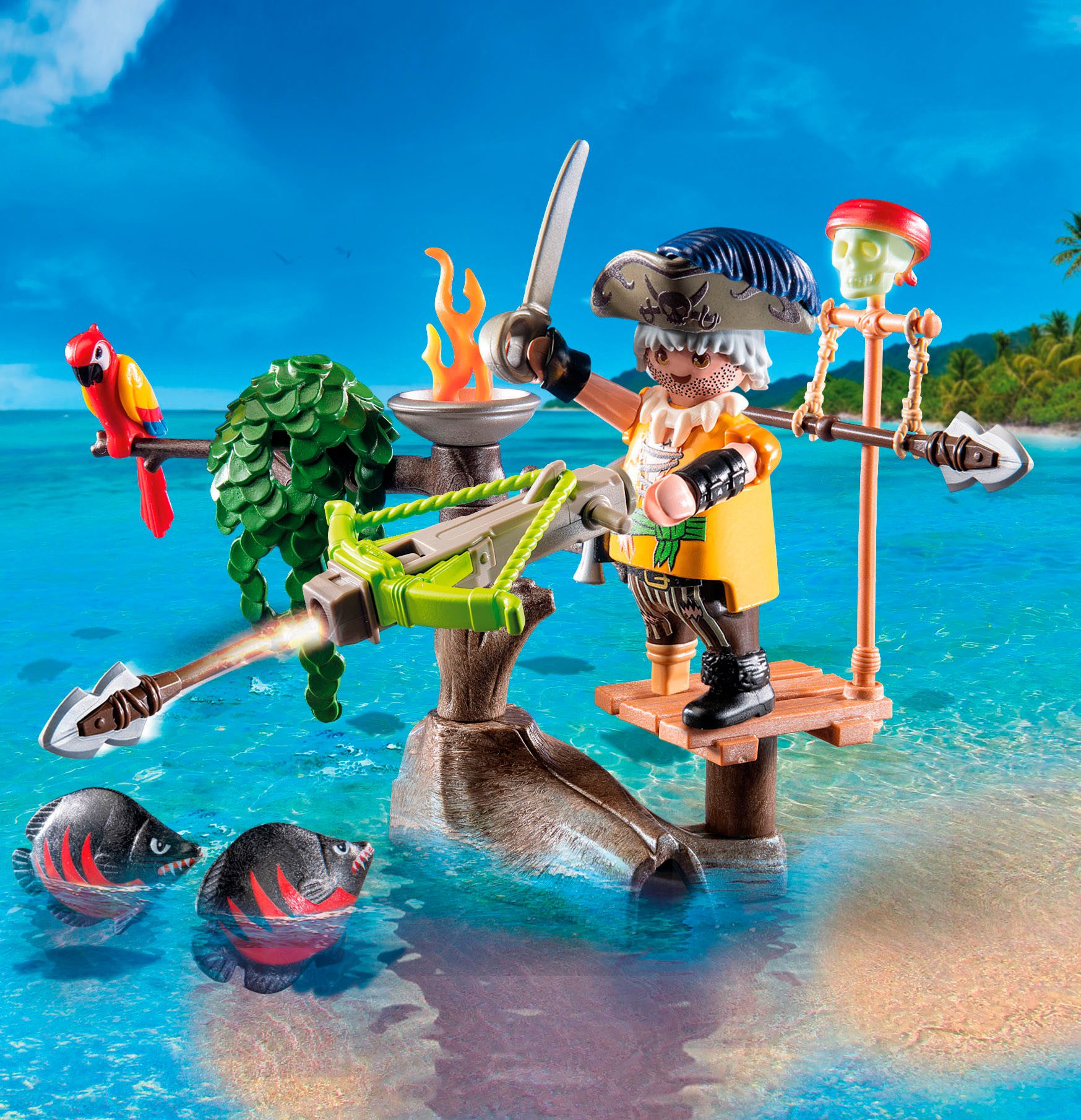 Playmobil® Constructie-speelset Pirat mit Balliste (71795), Playmobil Pirates (31-delig)