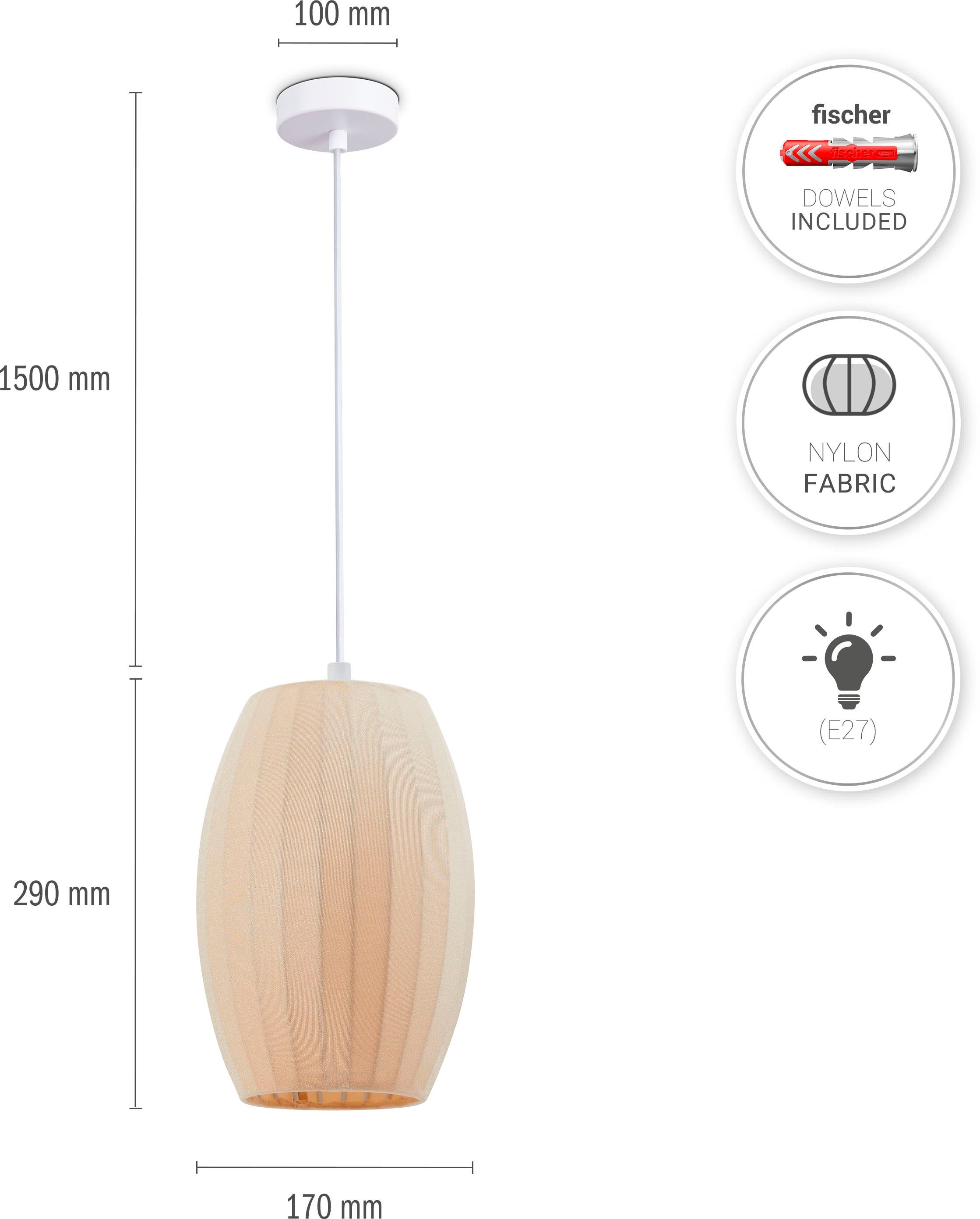 Paco Home Hanglamp HUGO PD1