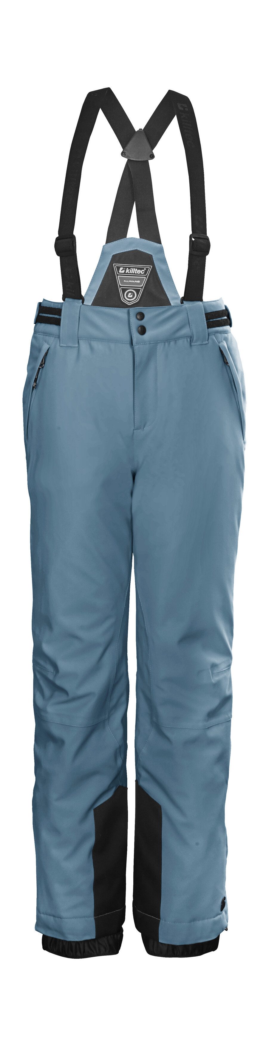 Killtec Skibroek KSW 77 GRLS SKI PNTS waterdicht, ademend, afneembare bretels, verstevigde zijband meisjes broeken & leggings maat 152 blauw