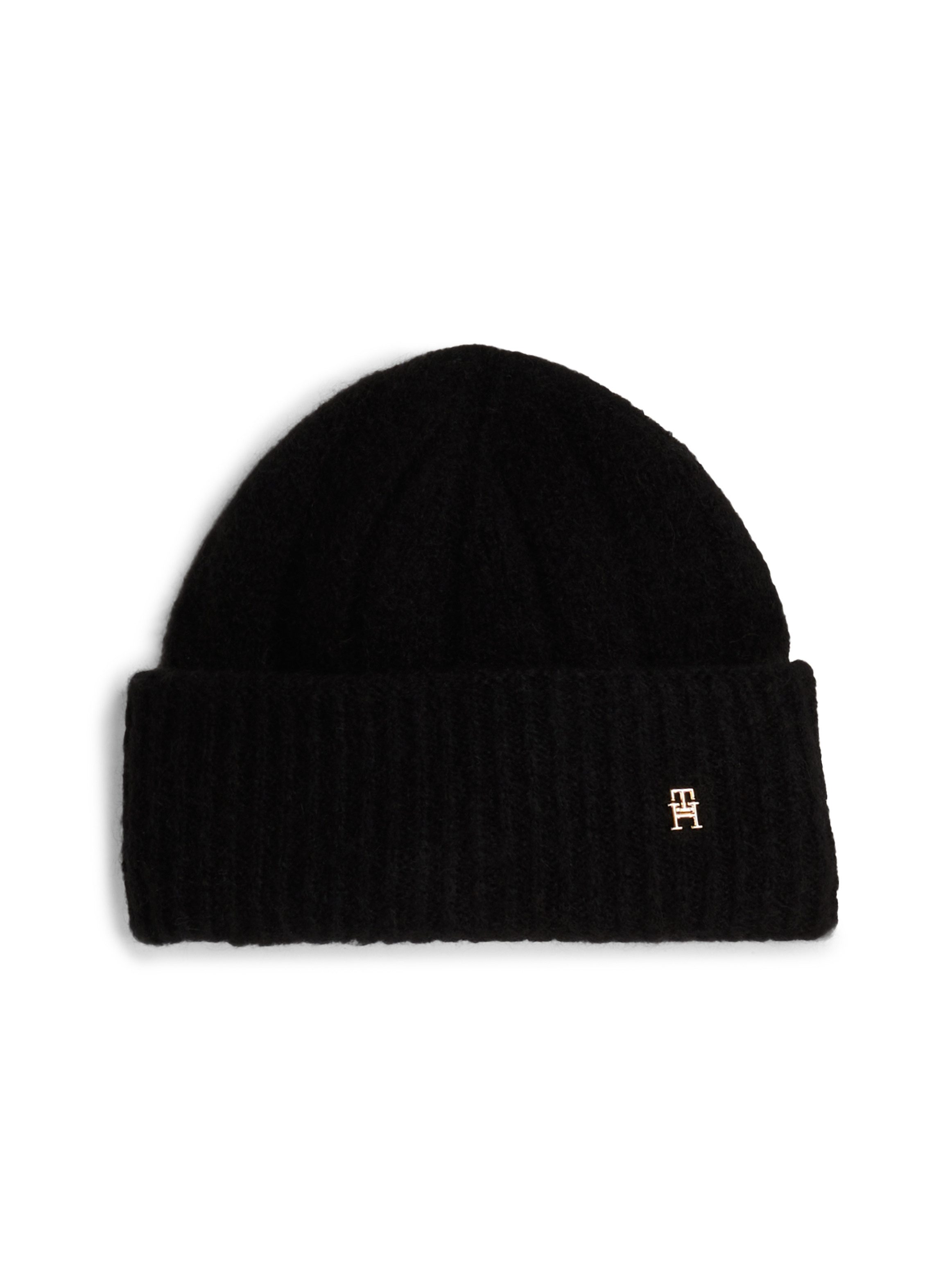 Tommy Hilfiger Beanie TH TIMELESS BEANIE met monogram-embleem
