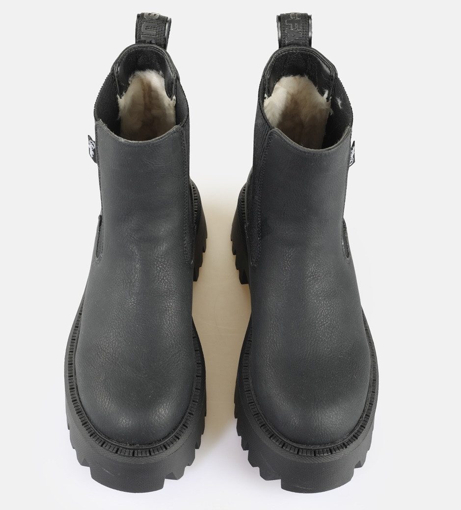 Buffalo Chelsea-boots Aspen Chelsea warm Plateauzolen, enkellaarsjes, instaplaarzen met memory foam-binnenzool