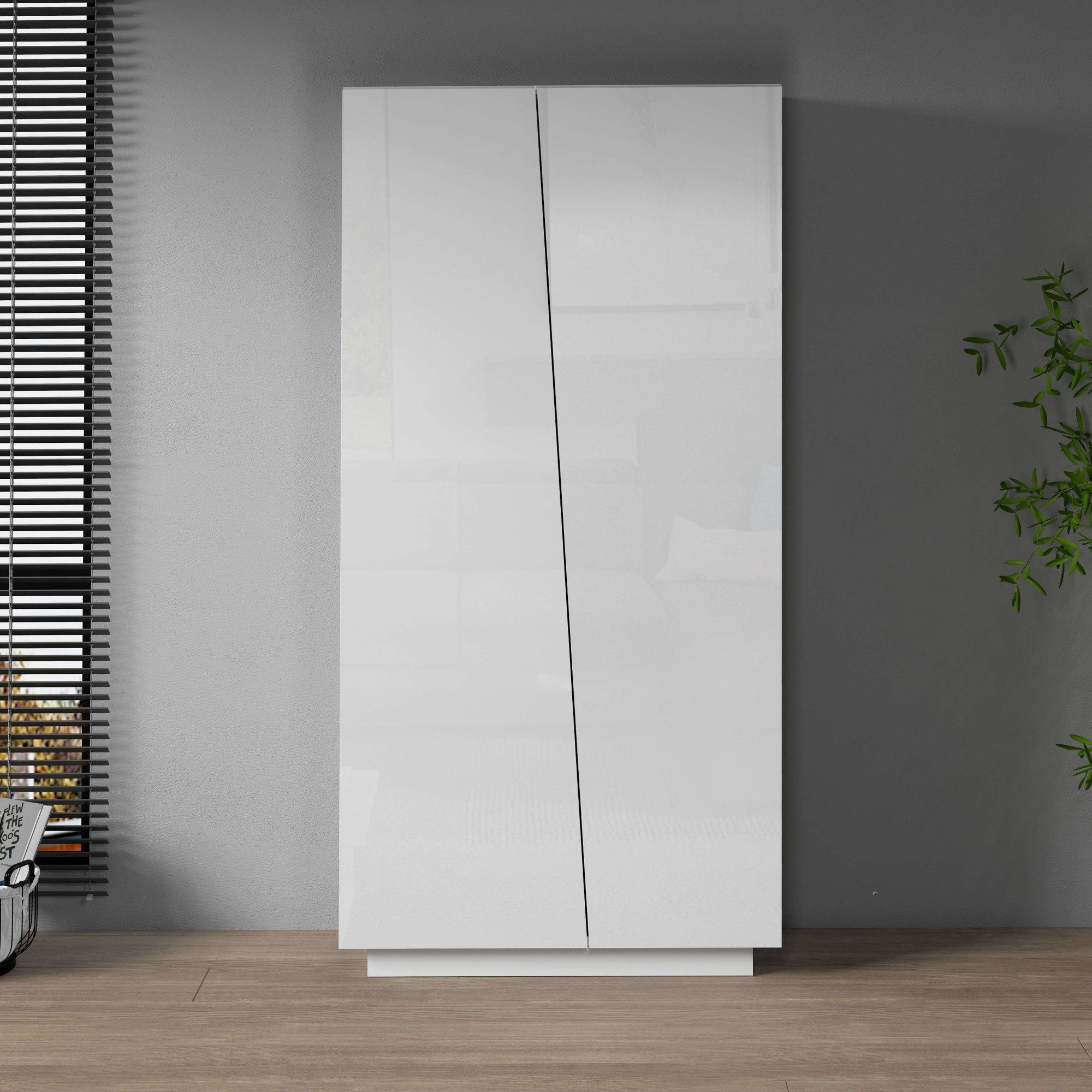 INOSIGN Archiefkast Vega, Multifunctionele kast, Bureaukast, met 2 deuren & verstelbare legplanken, hoogte 86 of 166 cm, made in italy
