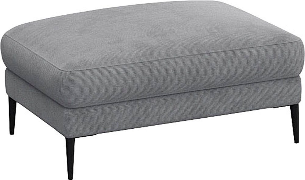 FLEXLUX Poef Belle gestoffeerde hocker, zithocker Scandinavisch design, in een sublieme verwerking