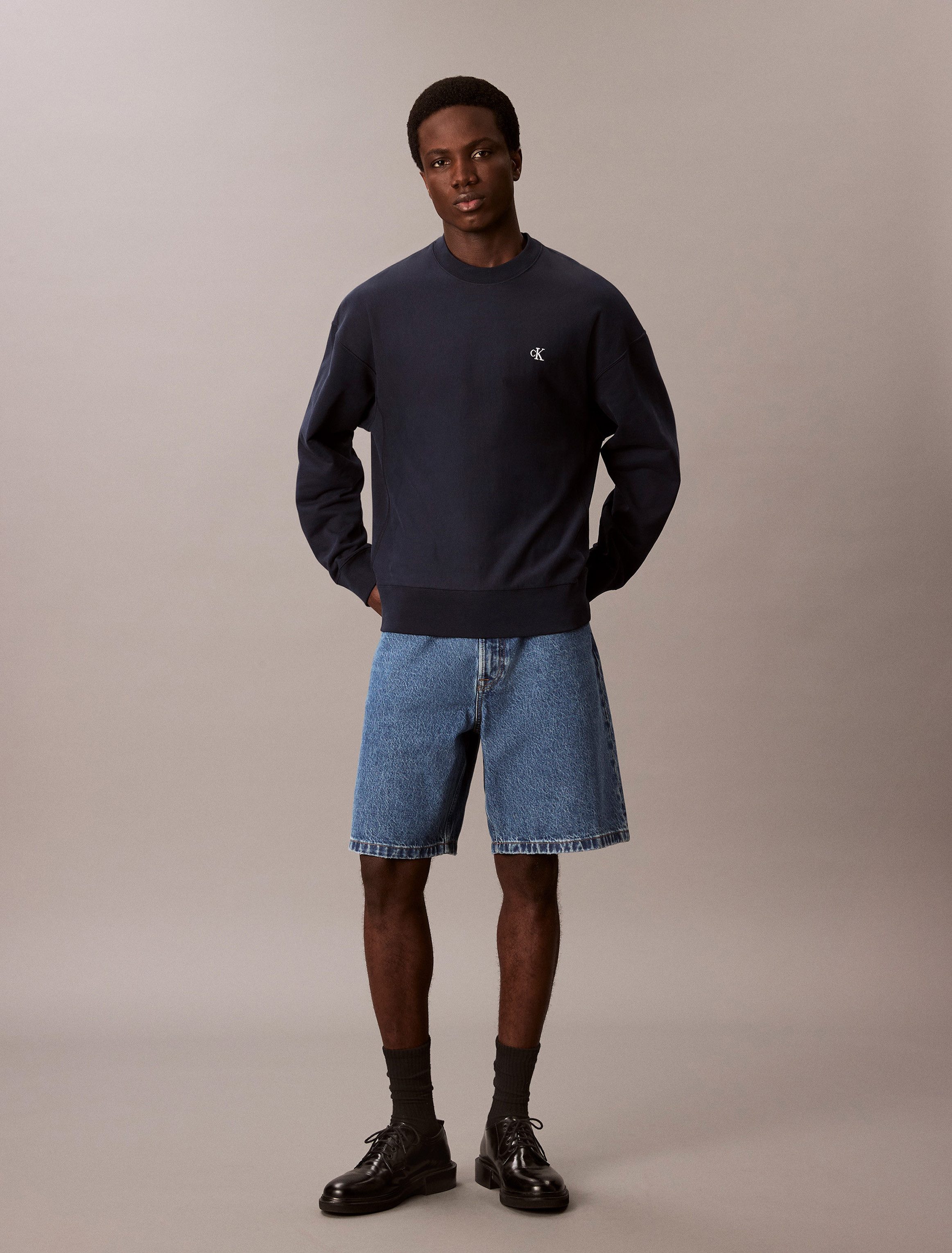 Calvin Klein Sweatshirt PRMM TRRY MNGRM CN S
