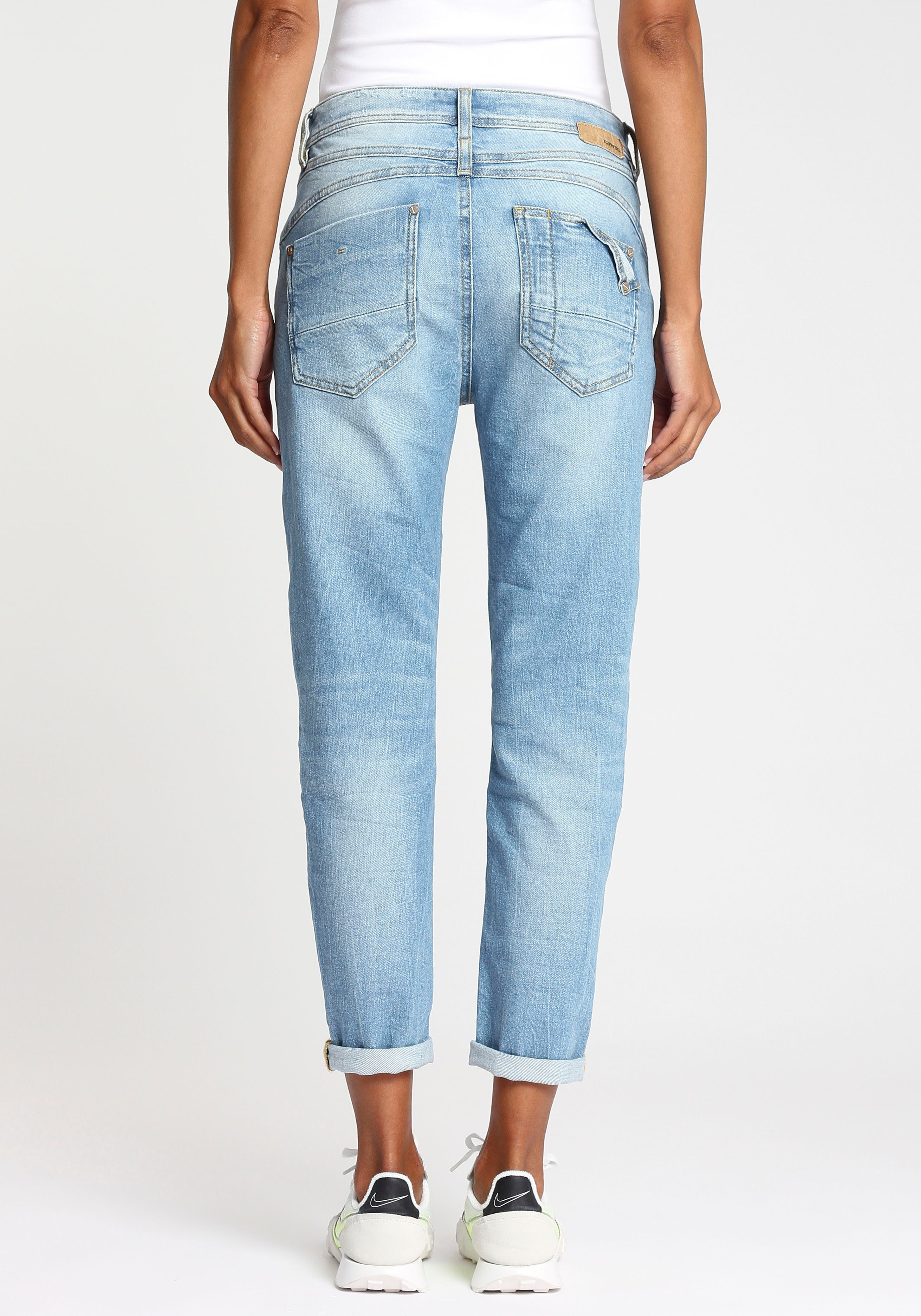 GANG Relax fit jeans 94AMELIE CROPPED met verkorte pijplengte