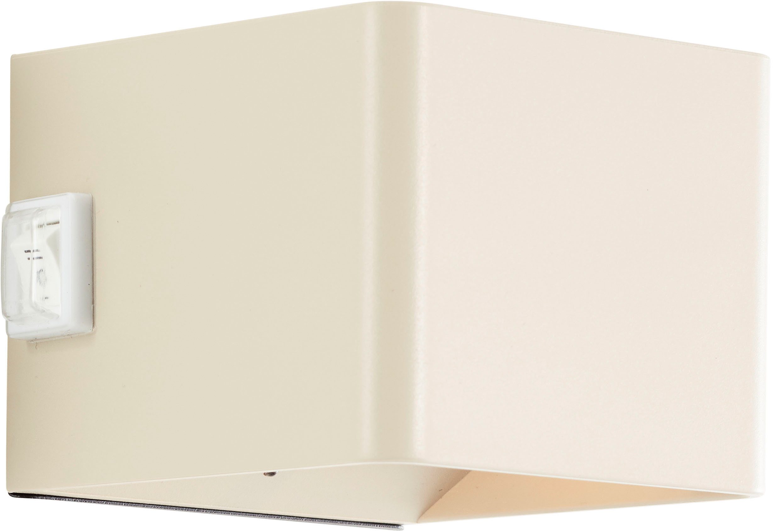 Brilliant Leuchten Wandlamp voor buiten Iseo - draagbare acculamp incl. magnetische plaat Accu, 300 lm, 3000 K, USB, zwart, mobiele buitenlamp, wandlamp (1 stuk)