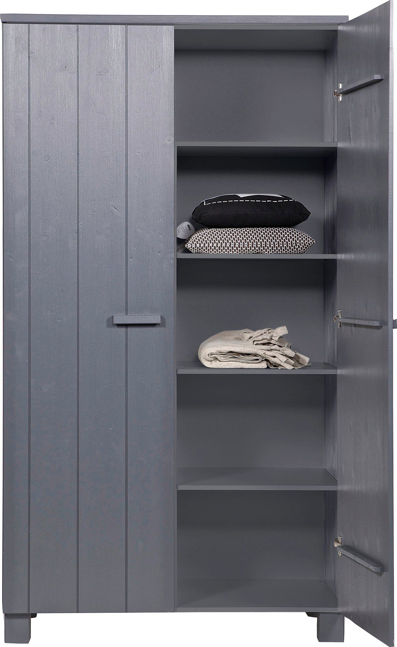 WOOOD Kledingkast Dennis met kledingstang, veel opbergruimte, b 111 cm x h 202 cm