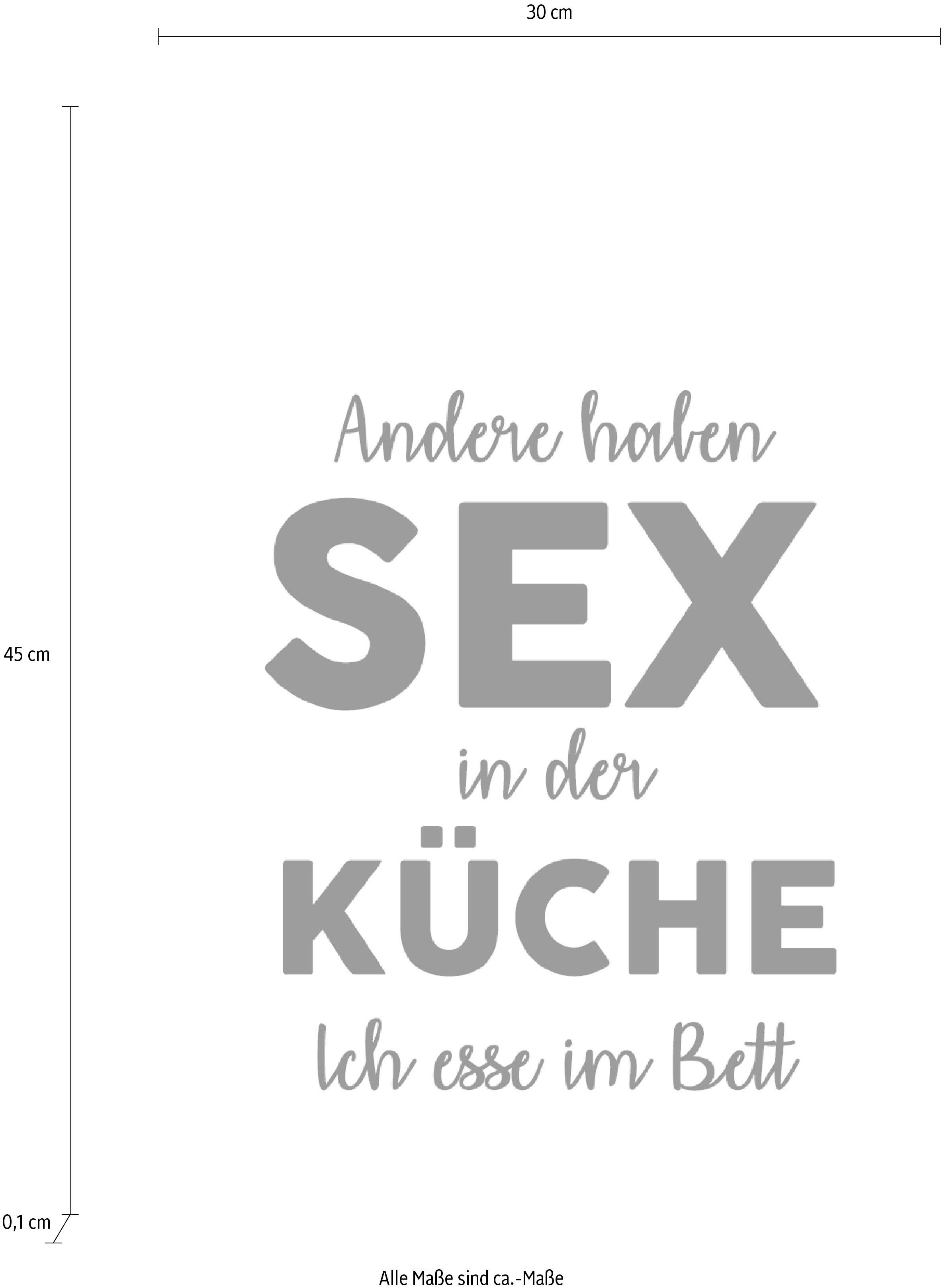 queence Sierobject voor aan de wand Andere haben Sex in der … Stalen bord, blikken bord, spreuk, grappig, wanddecoratie, retro, 20x30cm