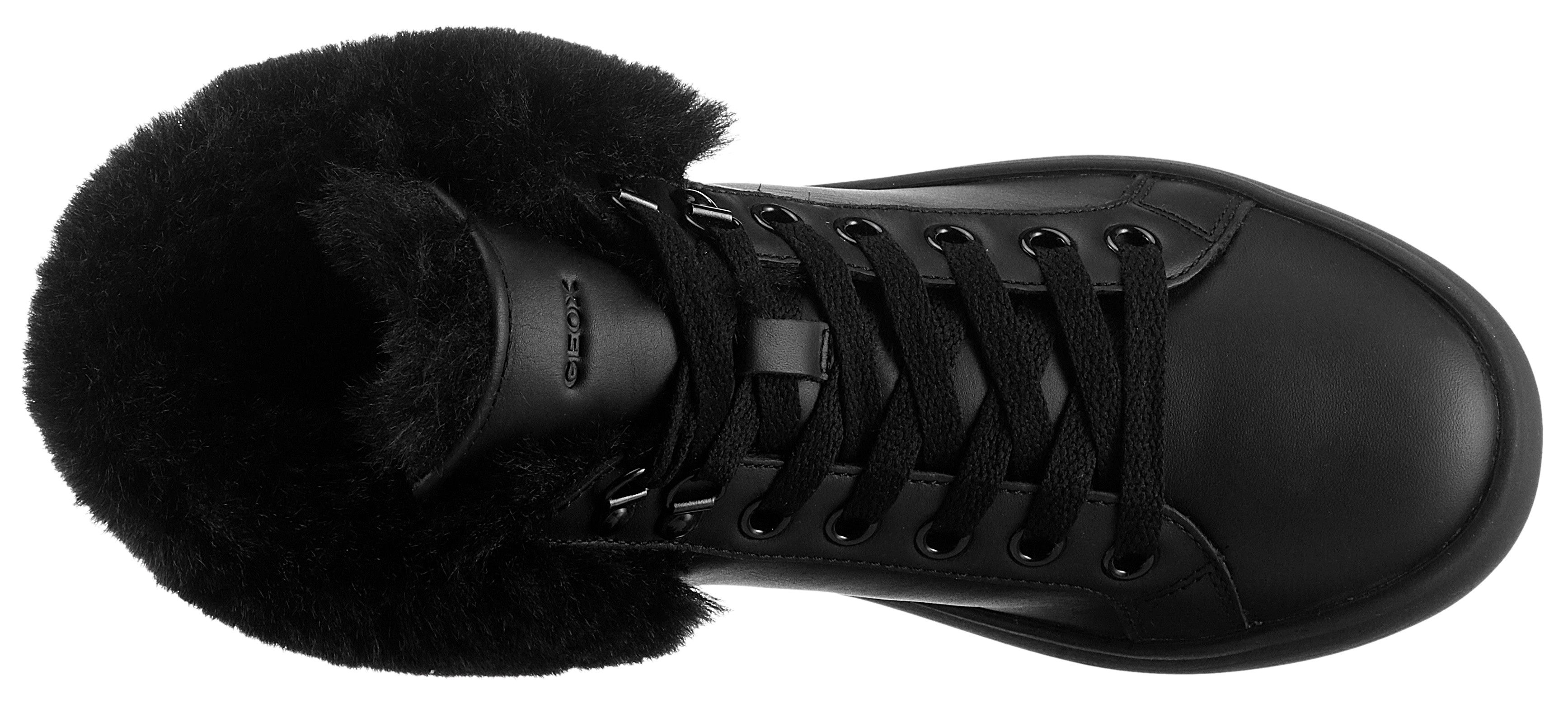 Geox Winterlaarzen D SPHERICA High top sneaker, veterschoenen, winterboots met plateauzool