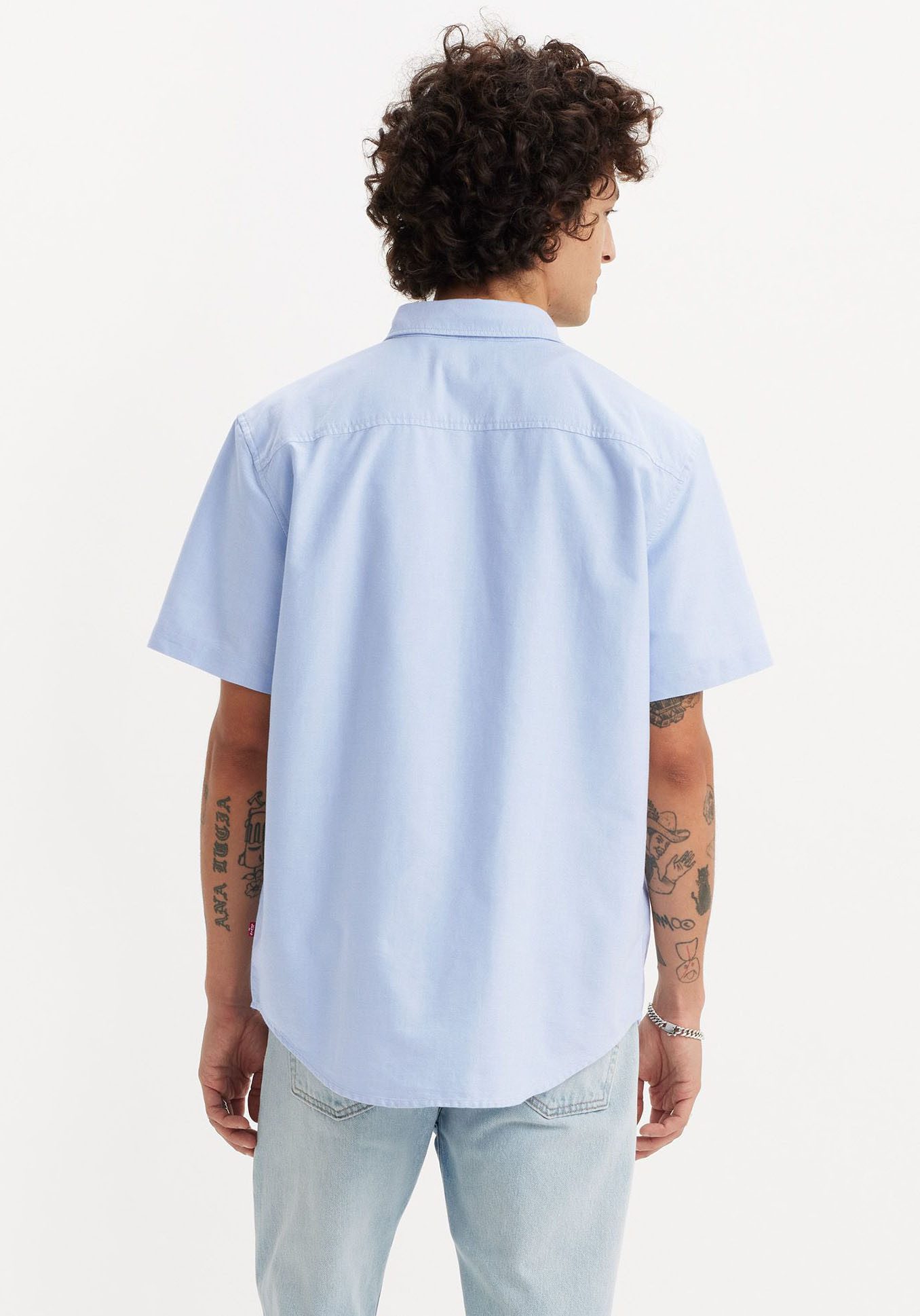 Levi's Overhemd met korte mouwen SS AUTHENTIC BUTTON DOWN met klein logoborduursel op borsthoogte