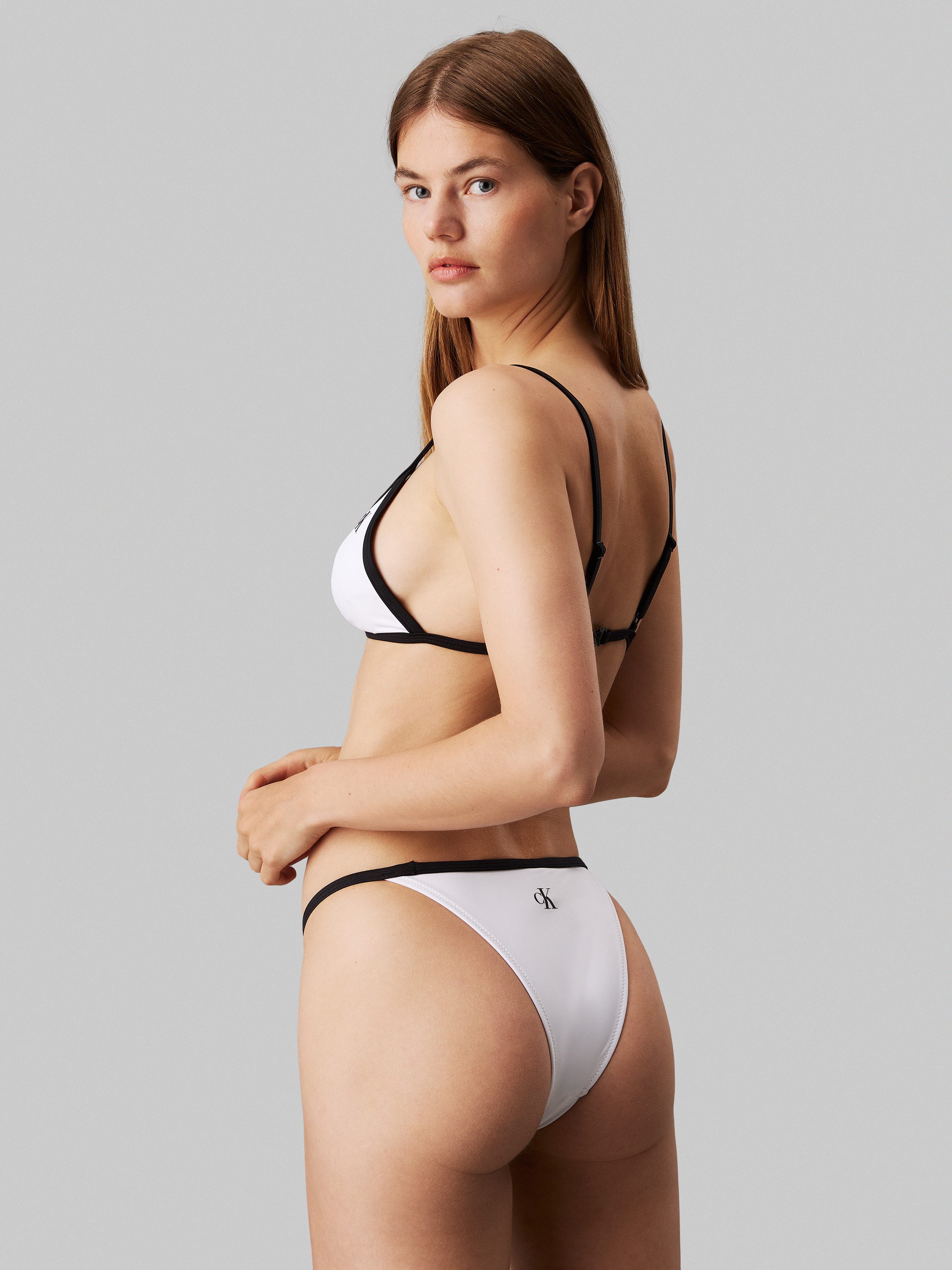 Calvin Klein Swimwear Bikinibroekje BRAZILIAN met ck-logoprint