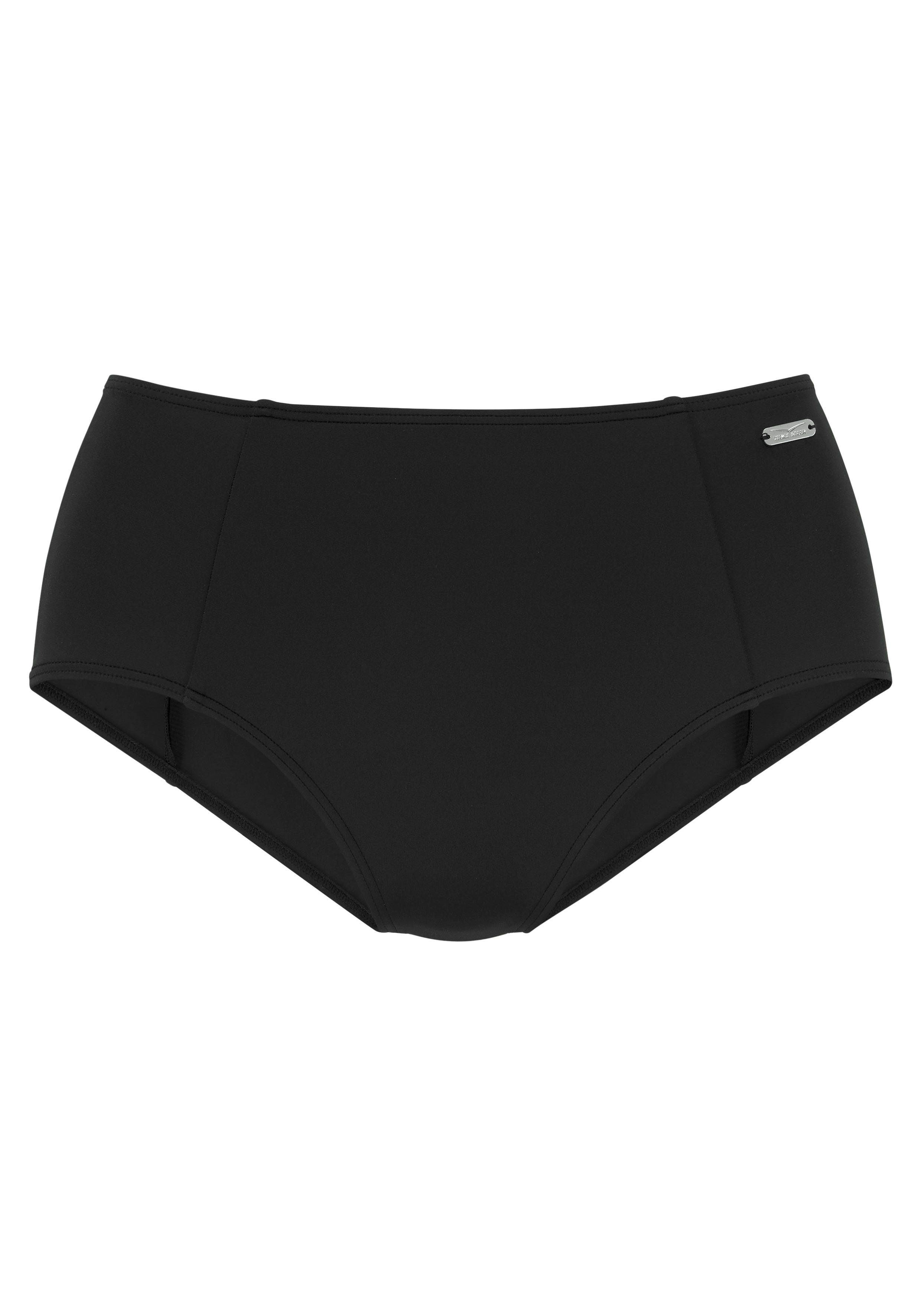 Venice Beach Highwaist-bikinibroekje Planeet in trendy belijning