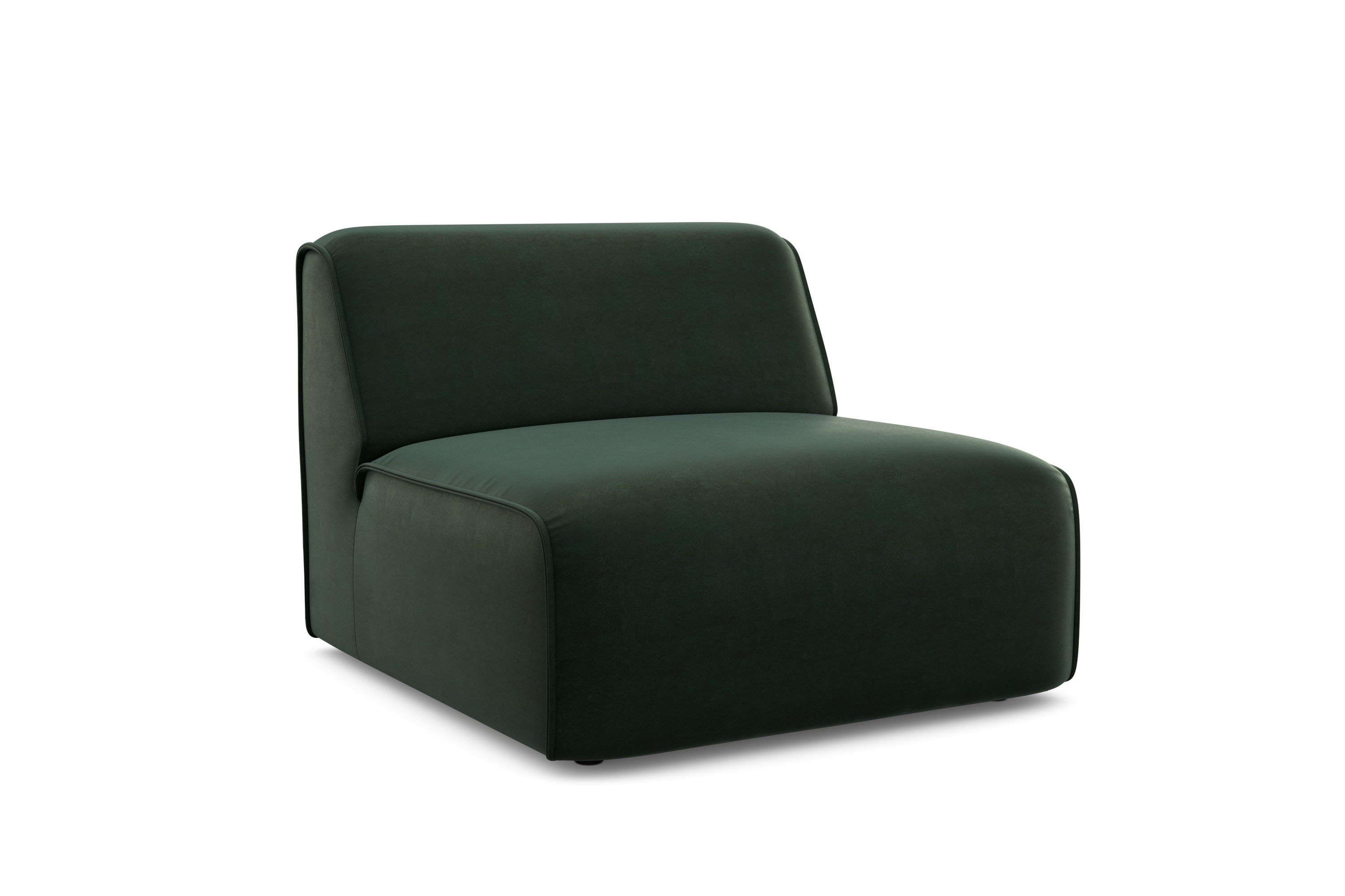 RAUM.ID Fauteuil Merid sofa-middenelement, afmetingen B/D/H: 84/97/46 cm als module of apart te gebruiken, voor individuele samenstelling