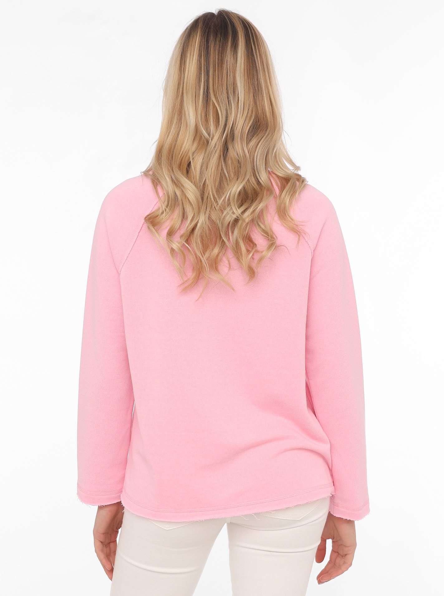 Zwillingsherz Sweatshirt MOIN MOIN MOIN met used-look randen en noordse groet