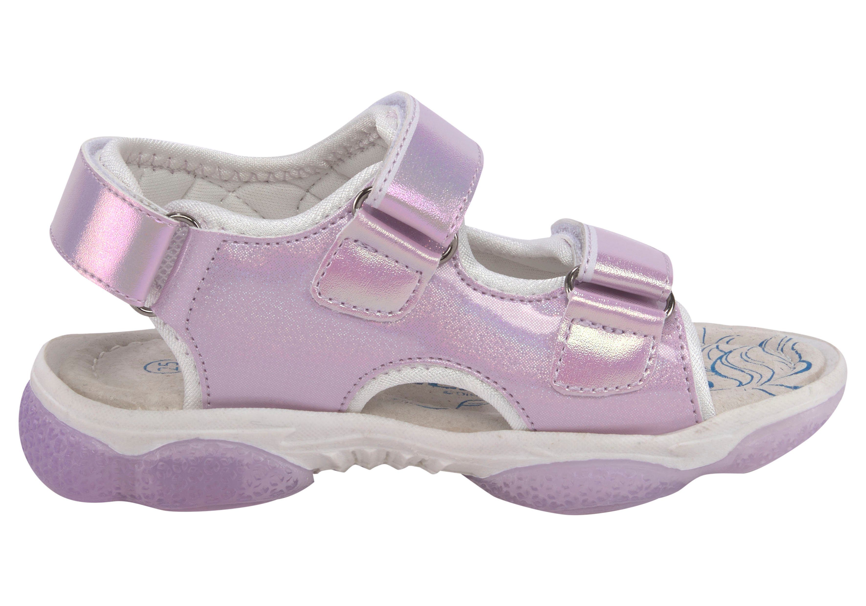 Disney Sandalen Frozen met coole knipperfunctie en klittenbandsluitingen