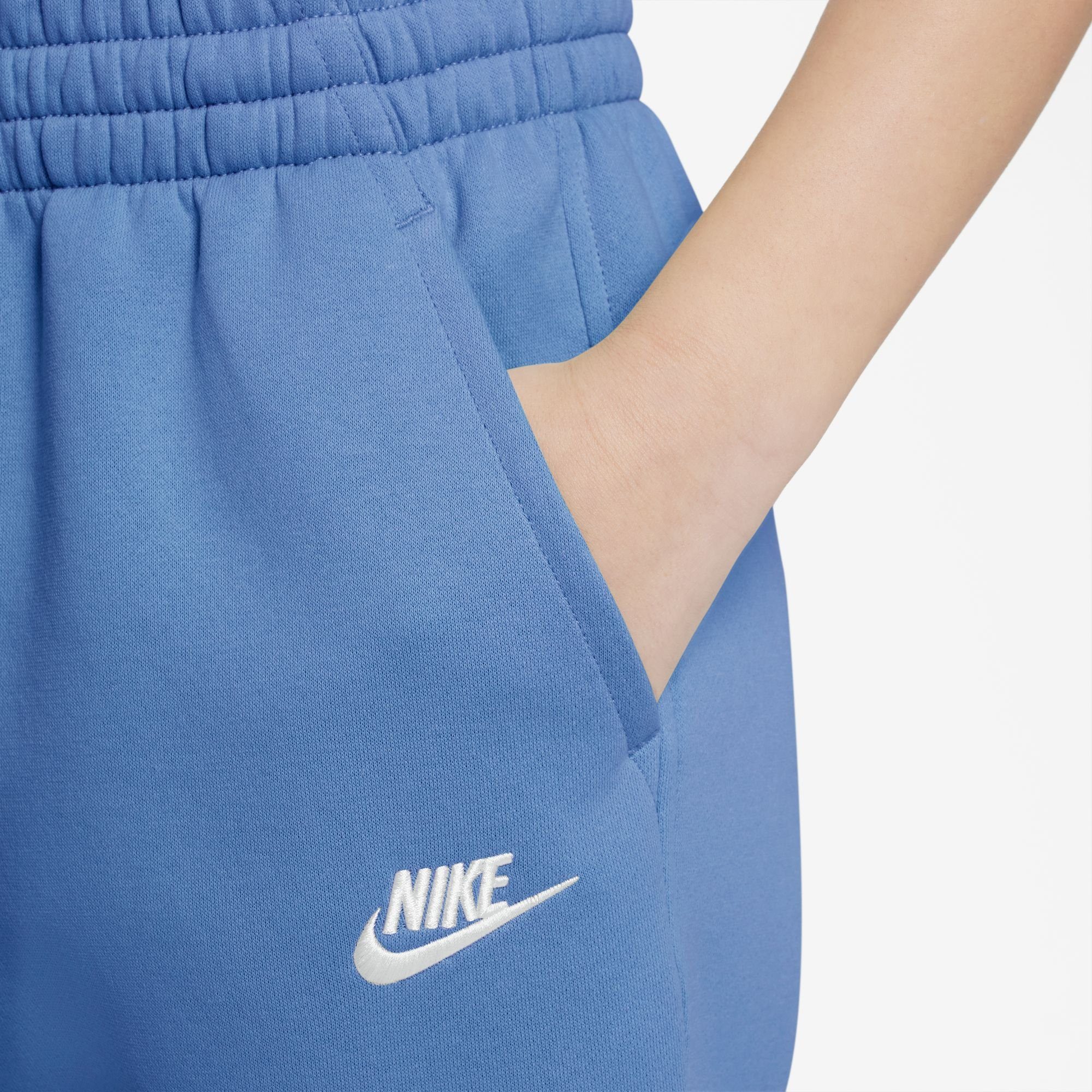 Nike Sportswear Joggingbroek CLUB FLEECE BIG KIDS' (GIRLS') HIGH-WAISTED FITTED PANTS