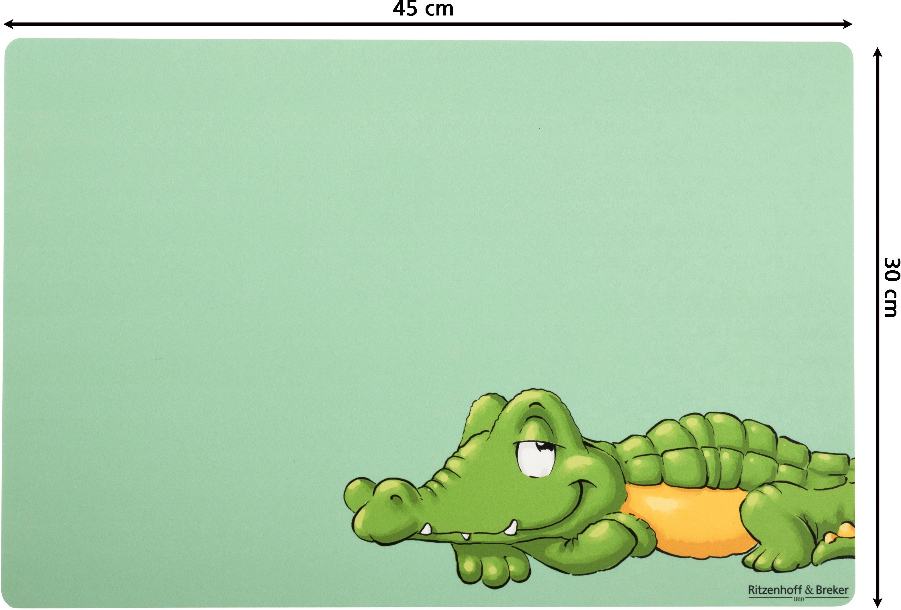 Ritzenhoff & Breker Set placemats Happy Zoo gemakkelijk te onderhouden kunststof, met dier-motieven (set, 5 stuks)