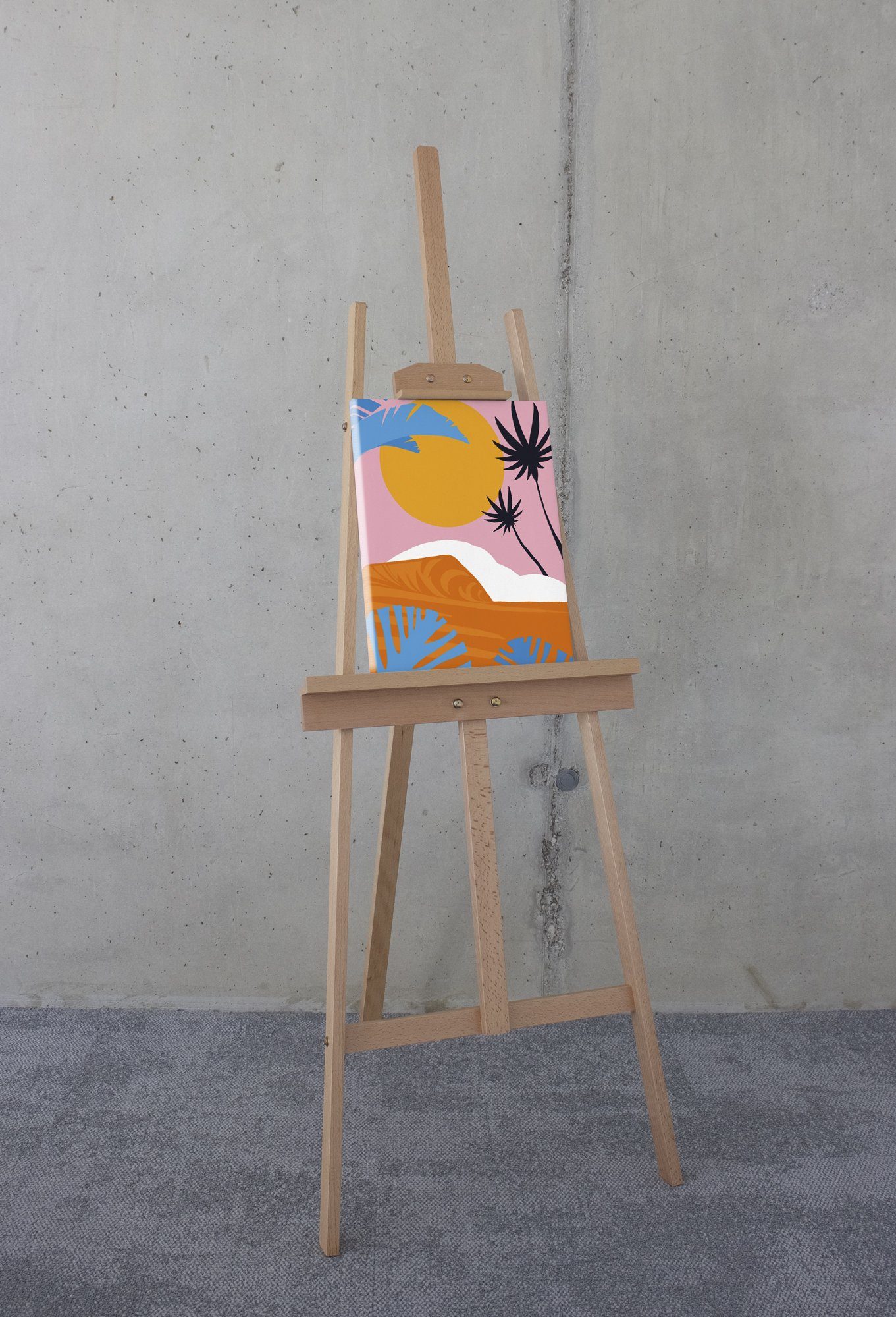Komar Artprint op linnen Island Hopping - Afmeting 30 x 40 cm (1 stuk)