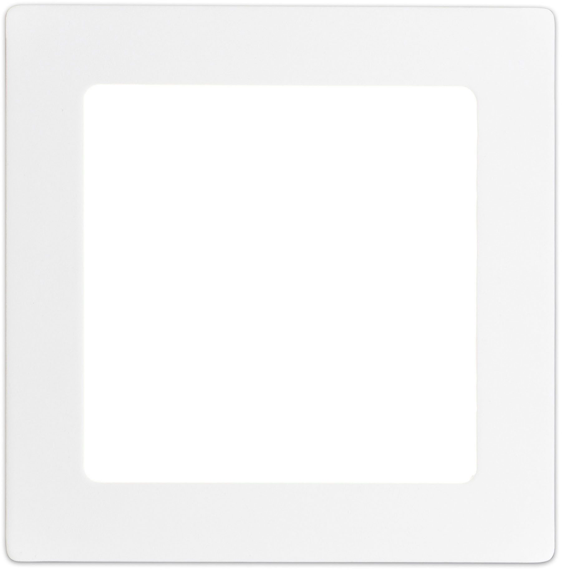 näve Led-paneel Dimplex Opbouwpaneel vierkant wit, dimbaar, faseaan- en afsnijding, 17,2x17,2cm (1 stuk)