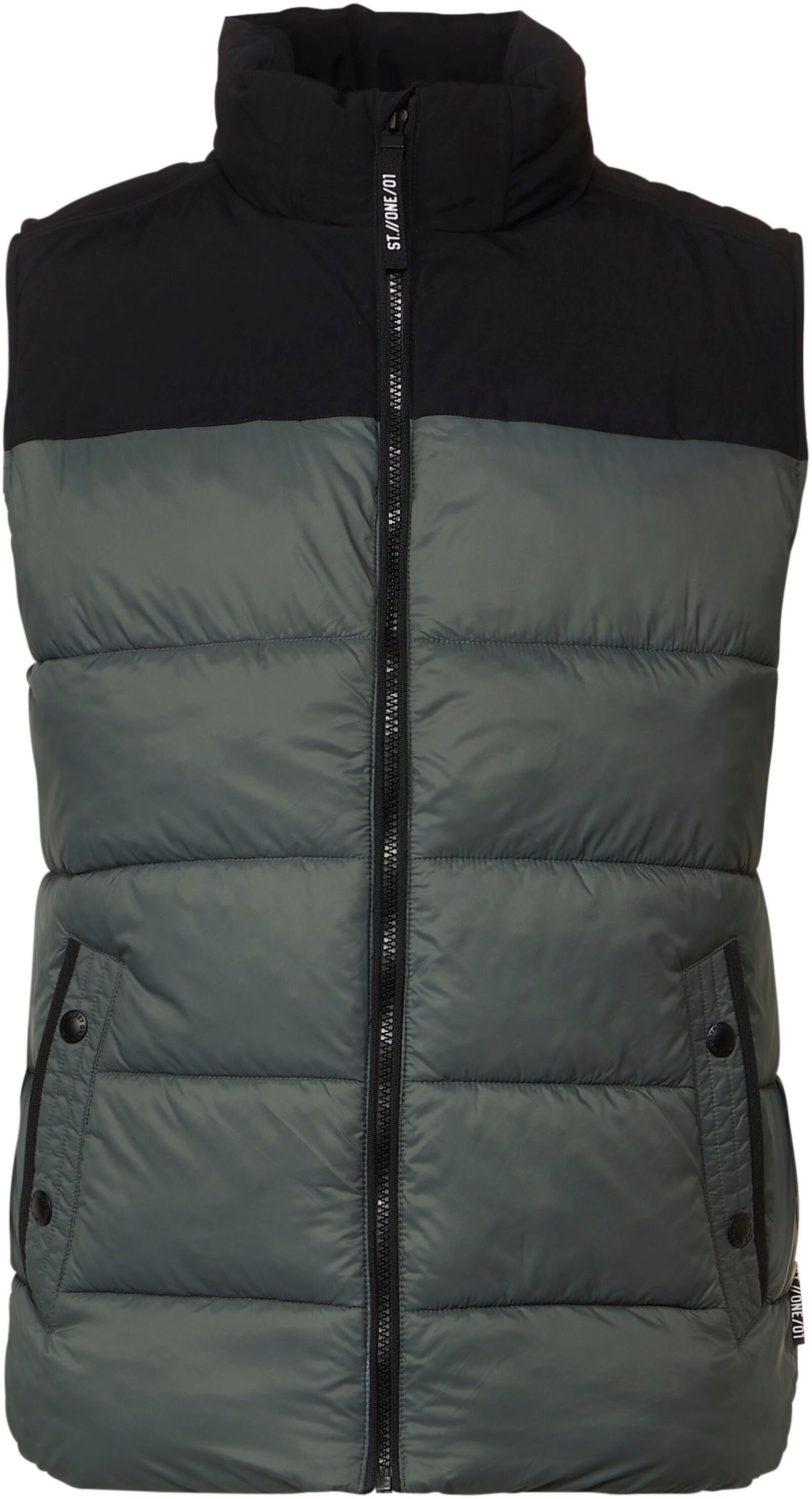 STREET ONE MEN Bodywarmer in tweekleurige look