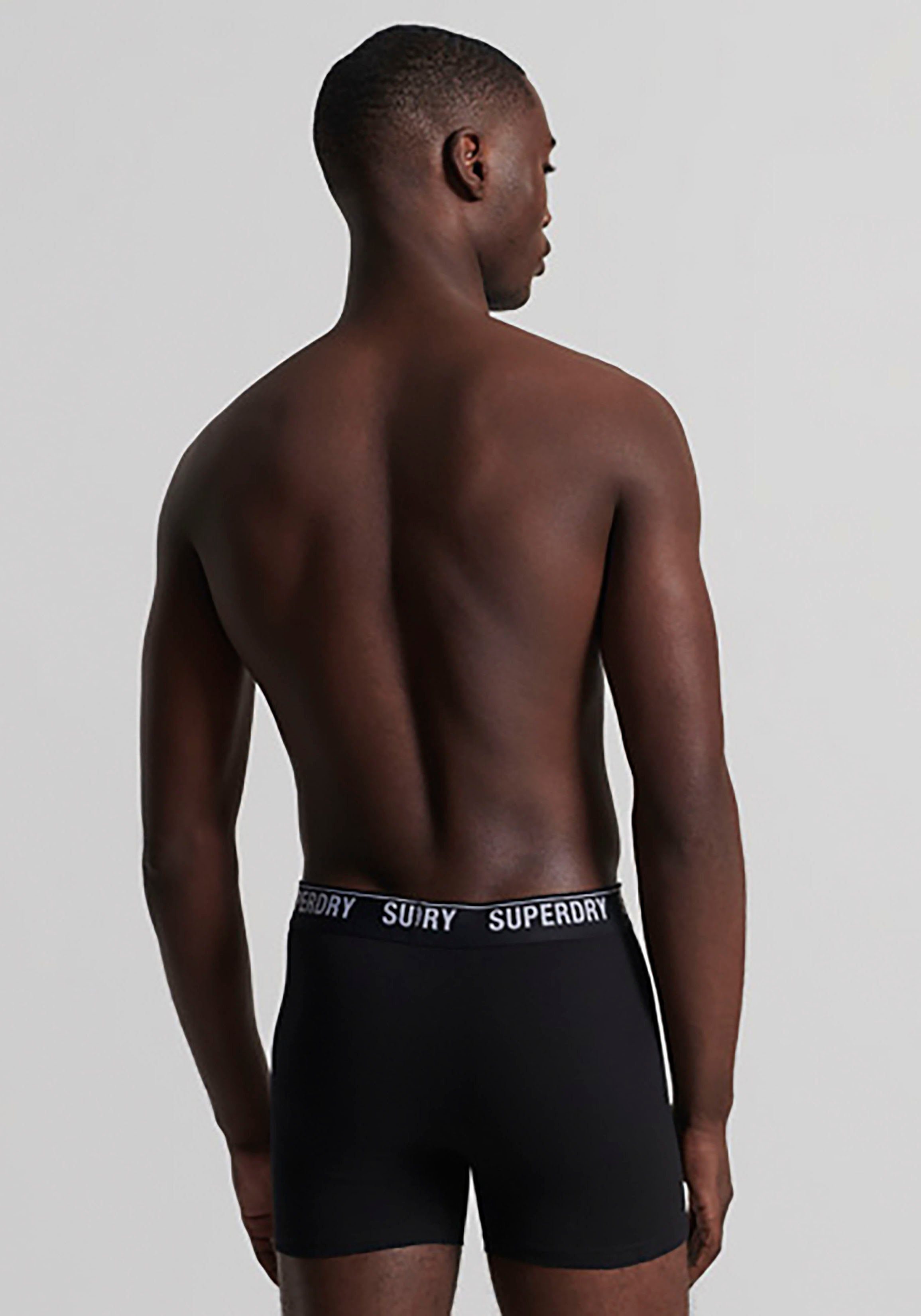 Superdry Lange boxershort SD lg Boxer web wb 3x (3 stuks)