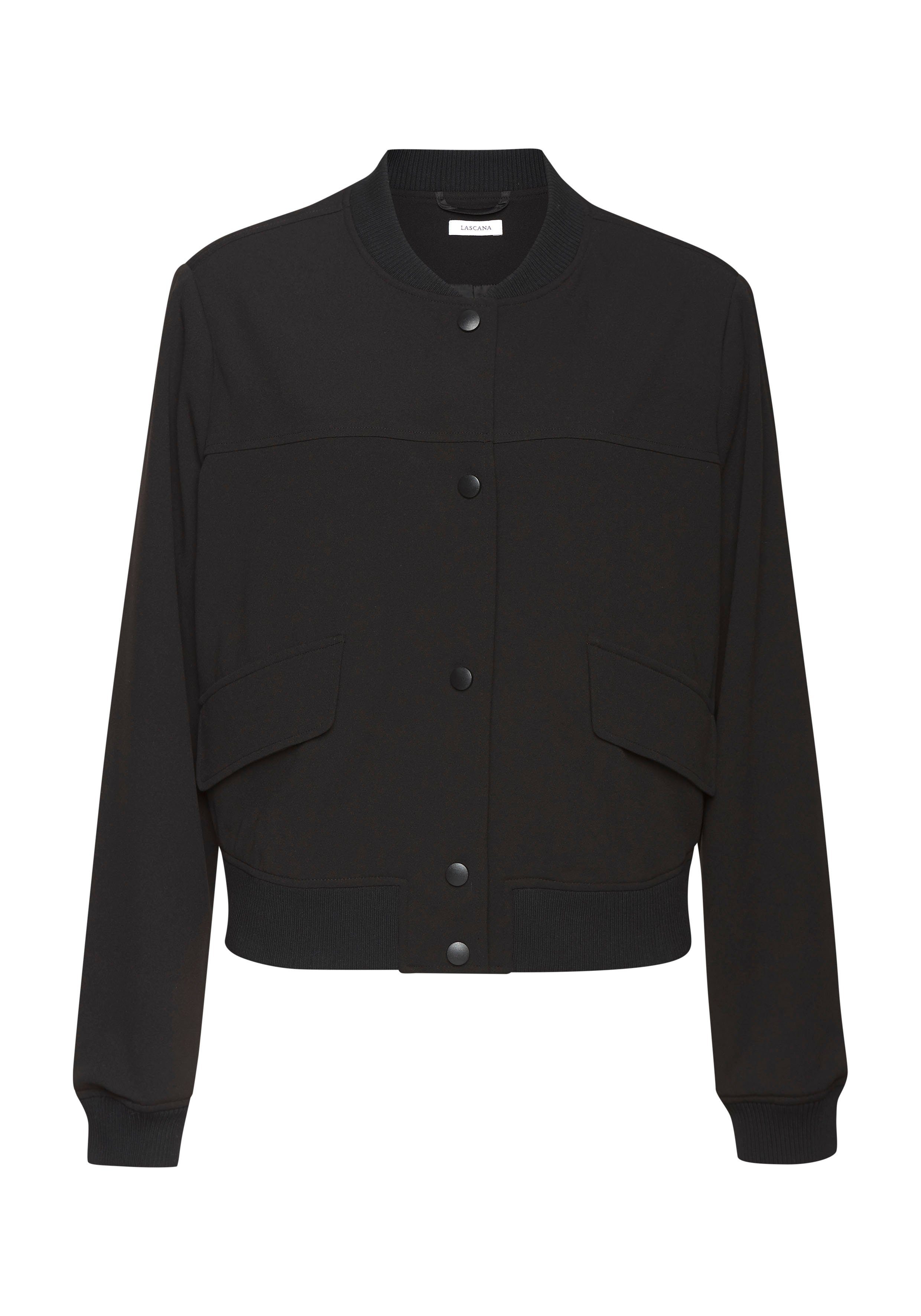 Lascana Bomberjack met drukknoopsluitingen blousonjack sportief-elegant