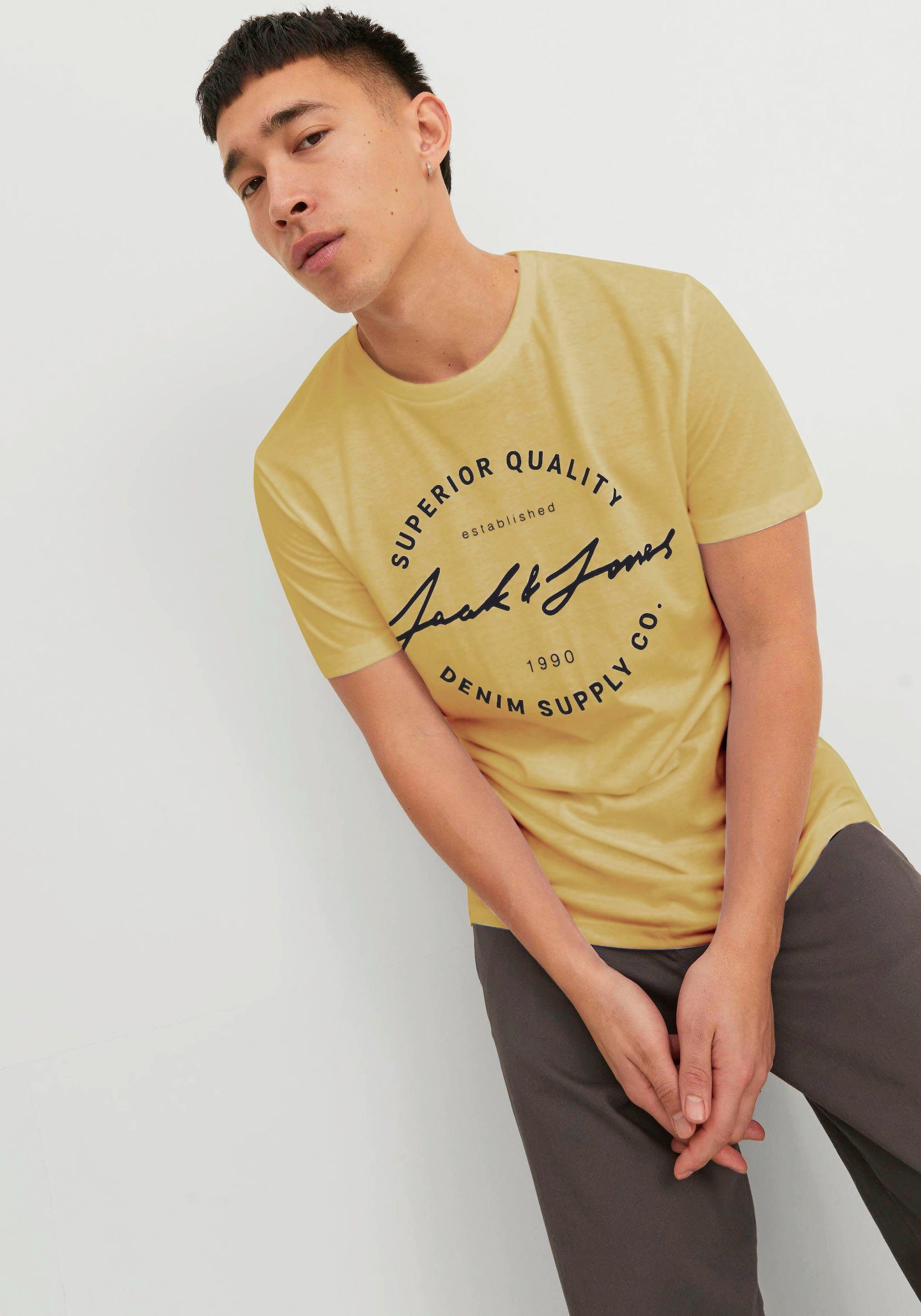 Jack & Jones Shirt met ronde hals JJACE TEE SS CREW NECK