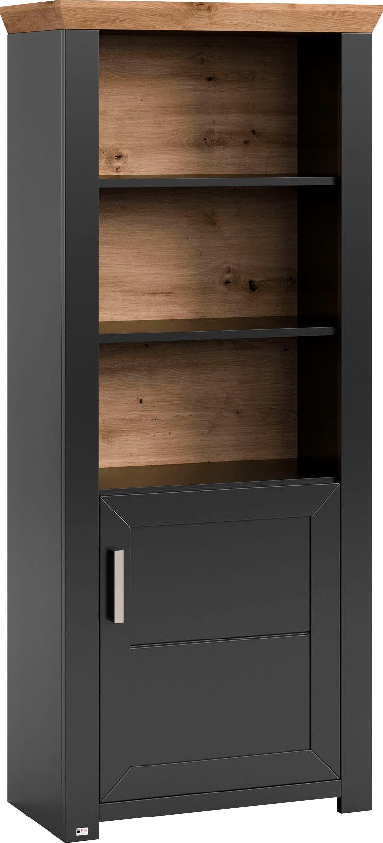 set one by Musterring Rek York Type 09, met open vakken, deur aanslag verwisselbaar, B 75 x H 175 cm