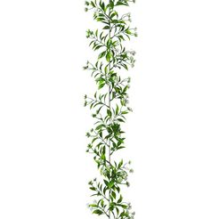 creativ green kunstguirlande ruscus guirlande (1 stuk) wit
