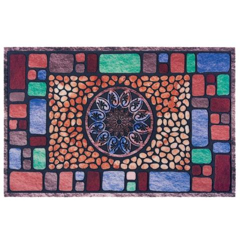 Tapeso Deurmat Mosaic Wonders- multi 45x70 cm online kopen