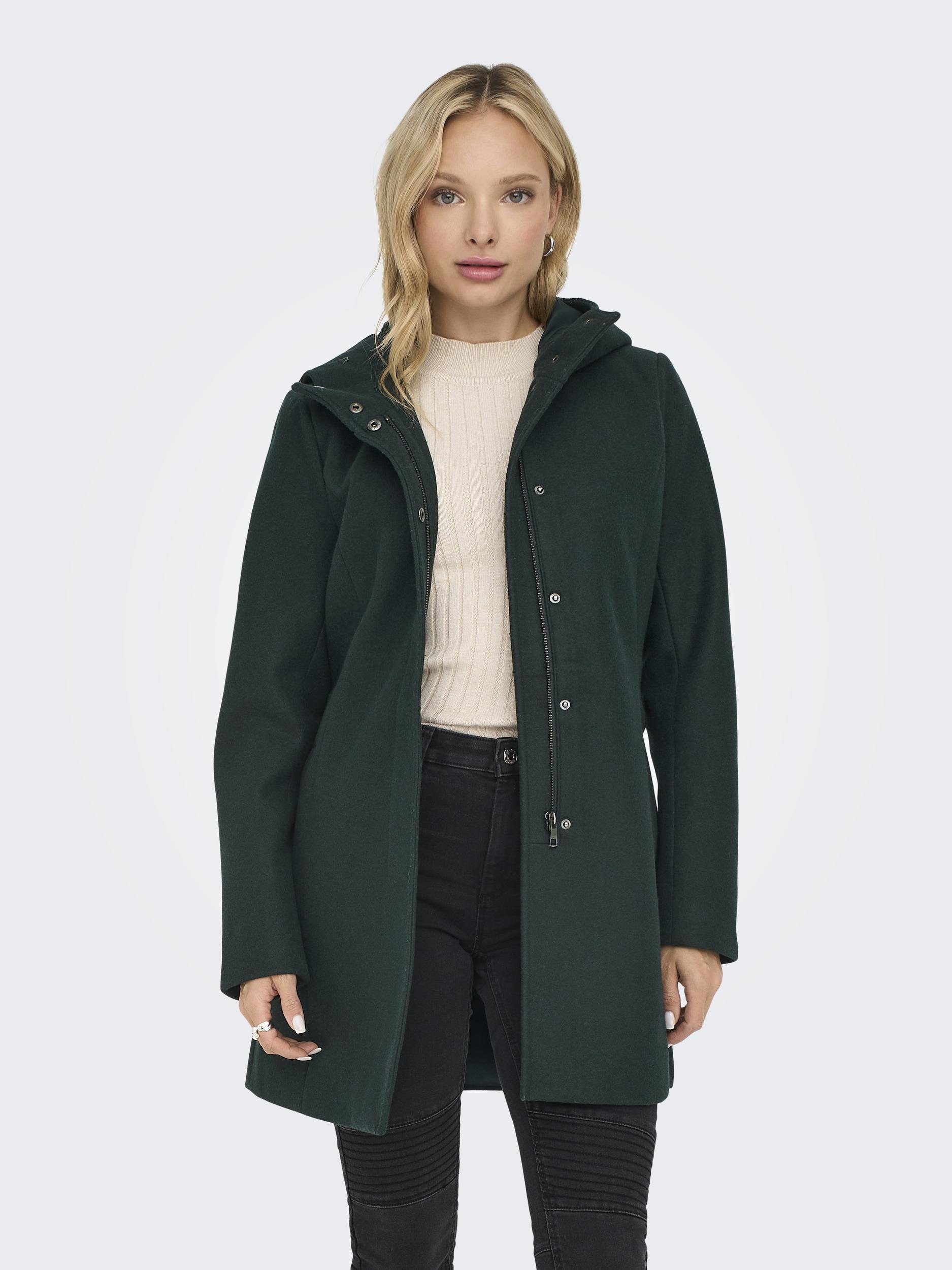 Only Korte jas ONLEMMA HOODED BELT COAT OTW