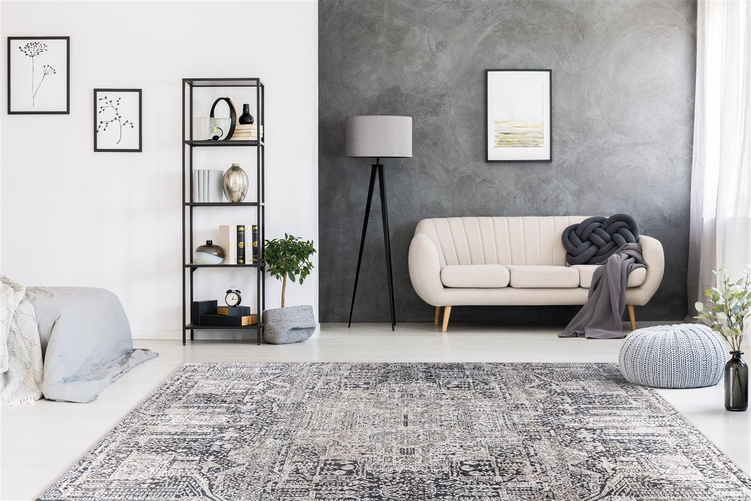 Padiro Vloerkleed Rhodin 925 Vintage-ontwerp, kortpolig tapijt, onderhoudsvriendelijk