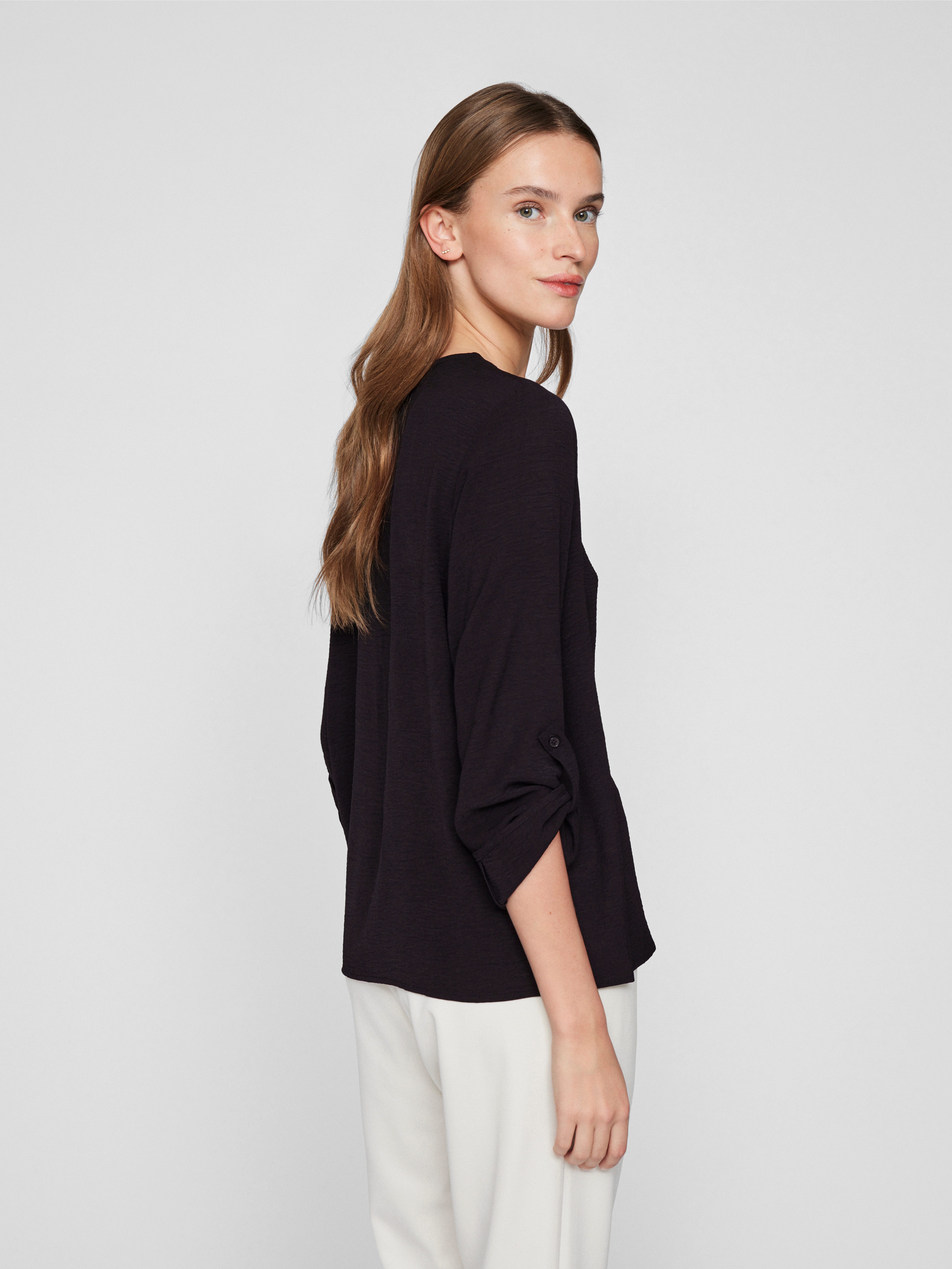 Vila Shirt VIJOSA 3/4 V-NECK TOP - NOOS